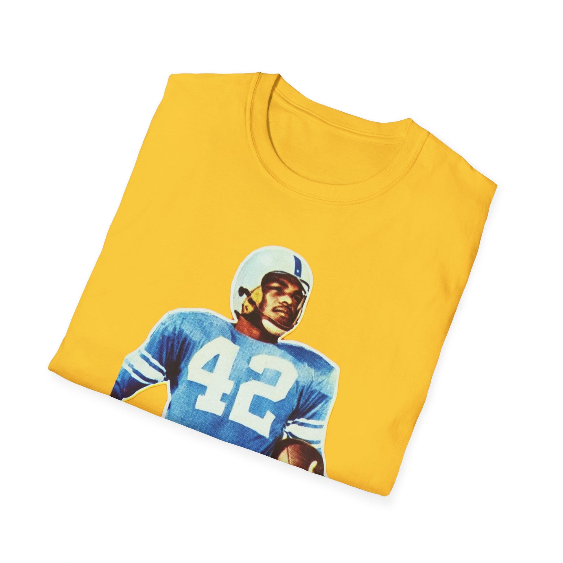 Lenny Moore Unisex Soft Cotton Tee for Football Fans - Old School Male 