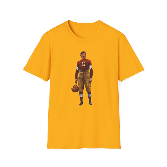 Vintage Jim Thorpe Football Legend Unisex Softstyle Tee - Old School Male 