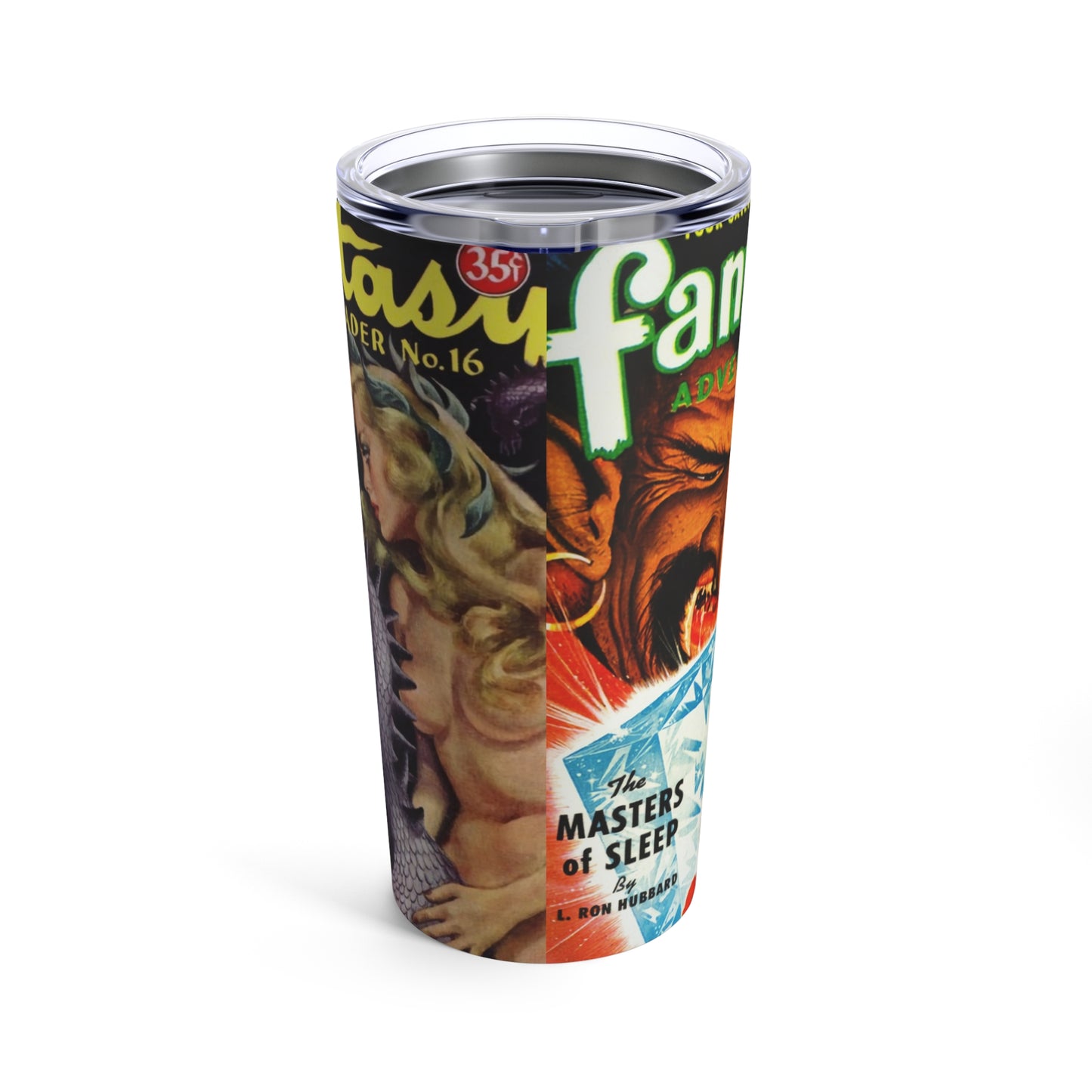 Retro Comic Tumbler 20oz - Old School Male 