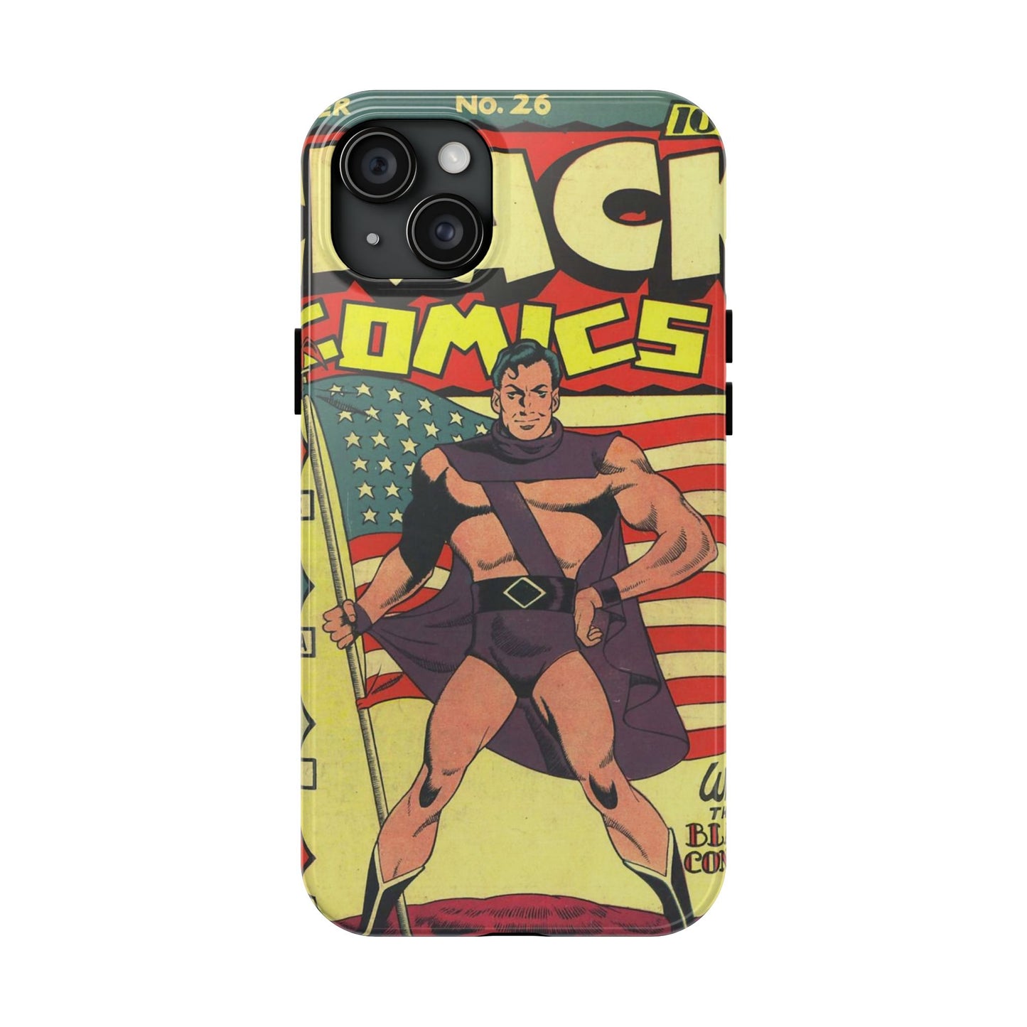 Vintage Comic Book Style Phone Case - Old School Male 