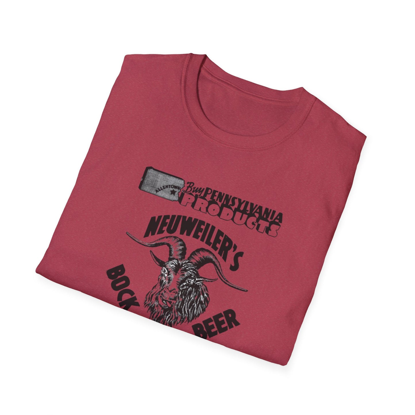 Sip Happens: Neuweilers Bock Beer Unisex Softstyle T-Shirt - Pure Comfort & Classy Fun!