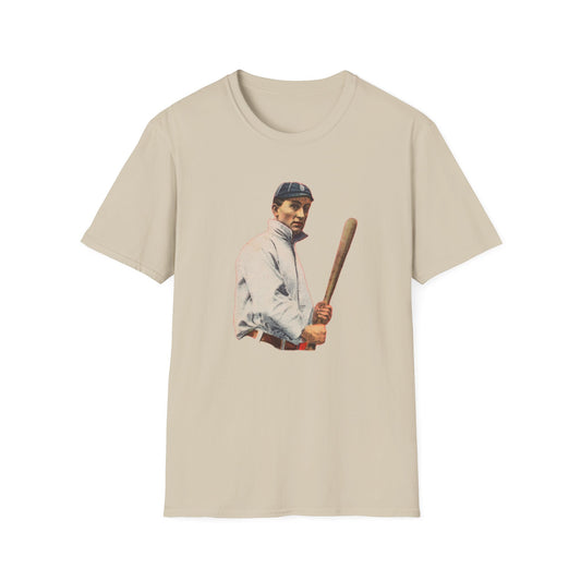 Classic Ty Cobb Retro Unisex Soft Cotton Tee - Old School Male 