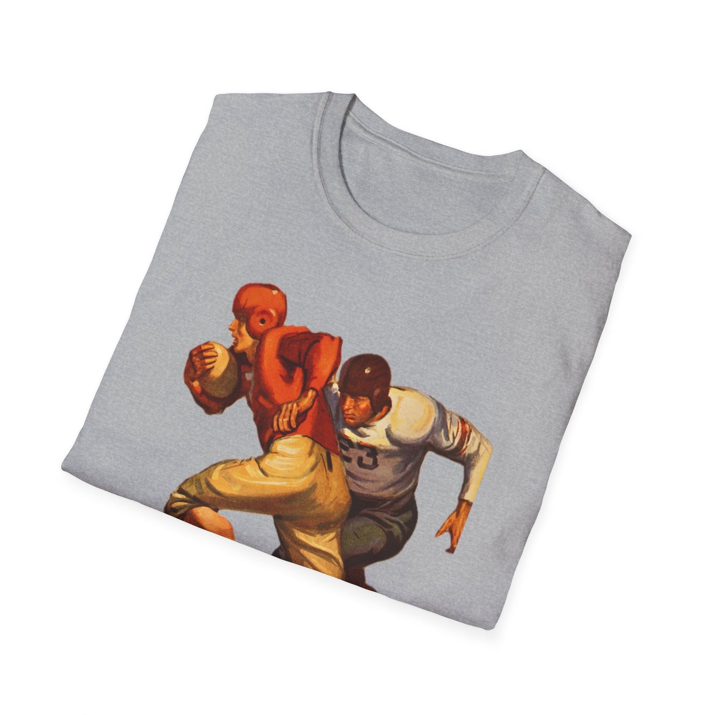 Retro Style Football Unisex Soft Cotton Tee