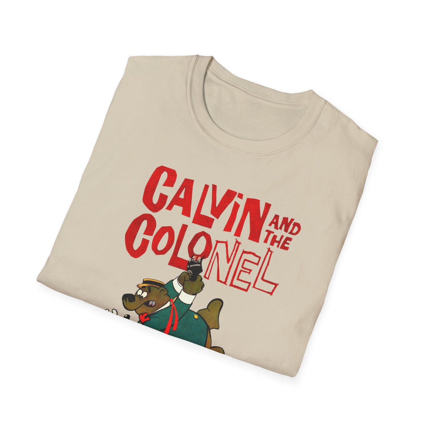 Retro Calvin and the Colonel Comic Characters T-Shirt