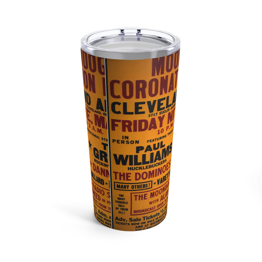 Retro 1950s Concert-Themed 20oz Insulated Tumbler - Old School Male 