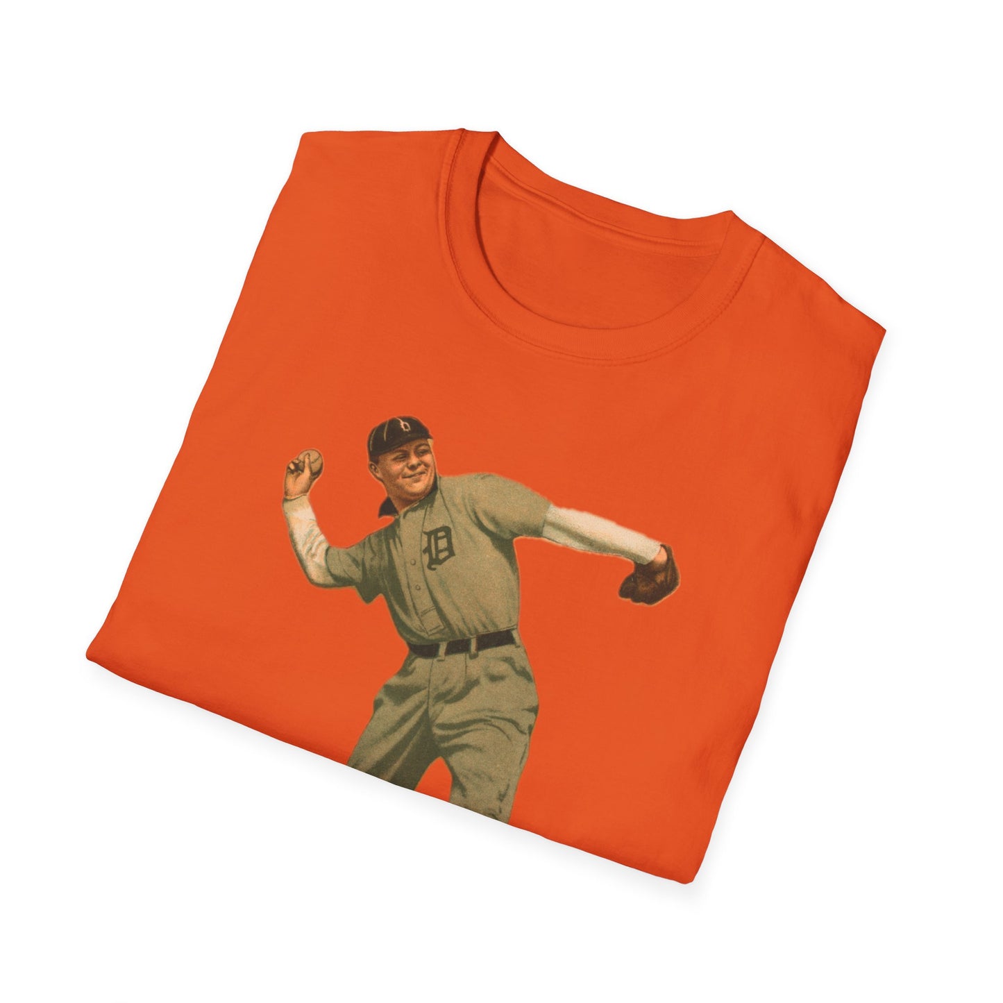 Retro Baseball Star Unisex Softstyle Tee