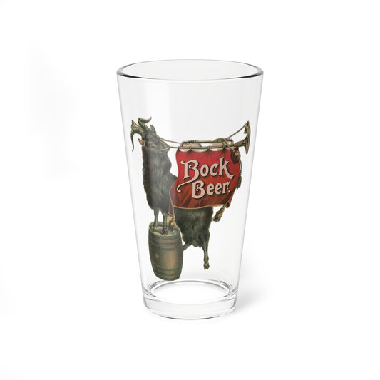 Classic 16oz Bock Beer Pint Glass - Heavy Solid Base