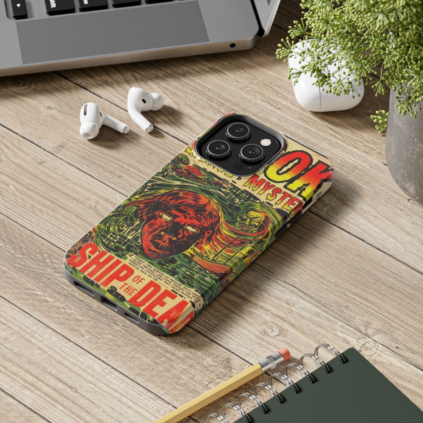 Vintage Horror Comic Phone Cover