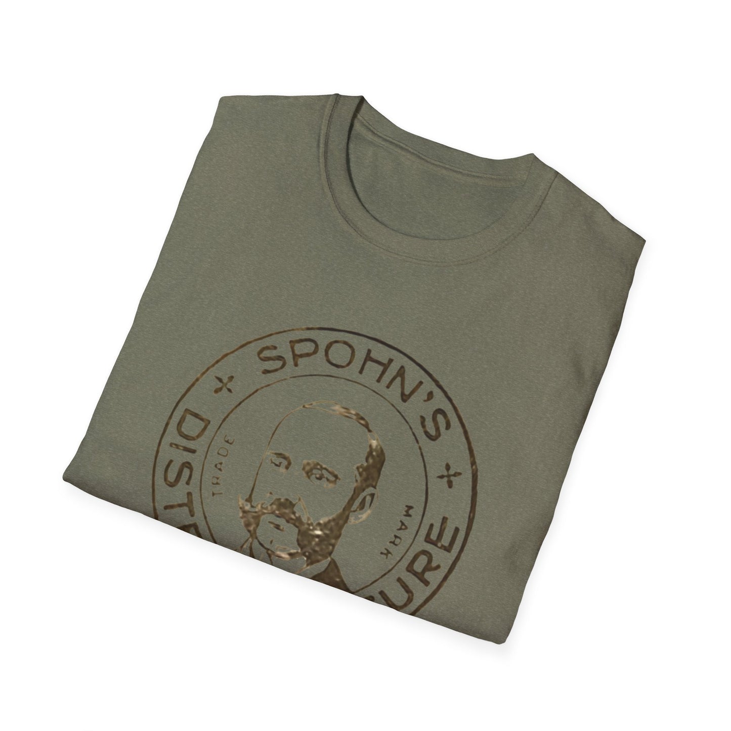 Retro Spohn's Distemper Cure Logo Unisex Soft Cotton Tee