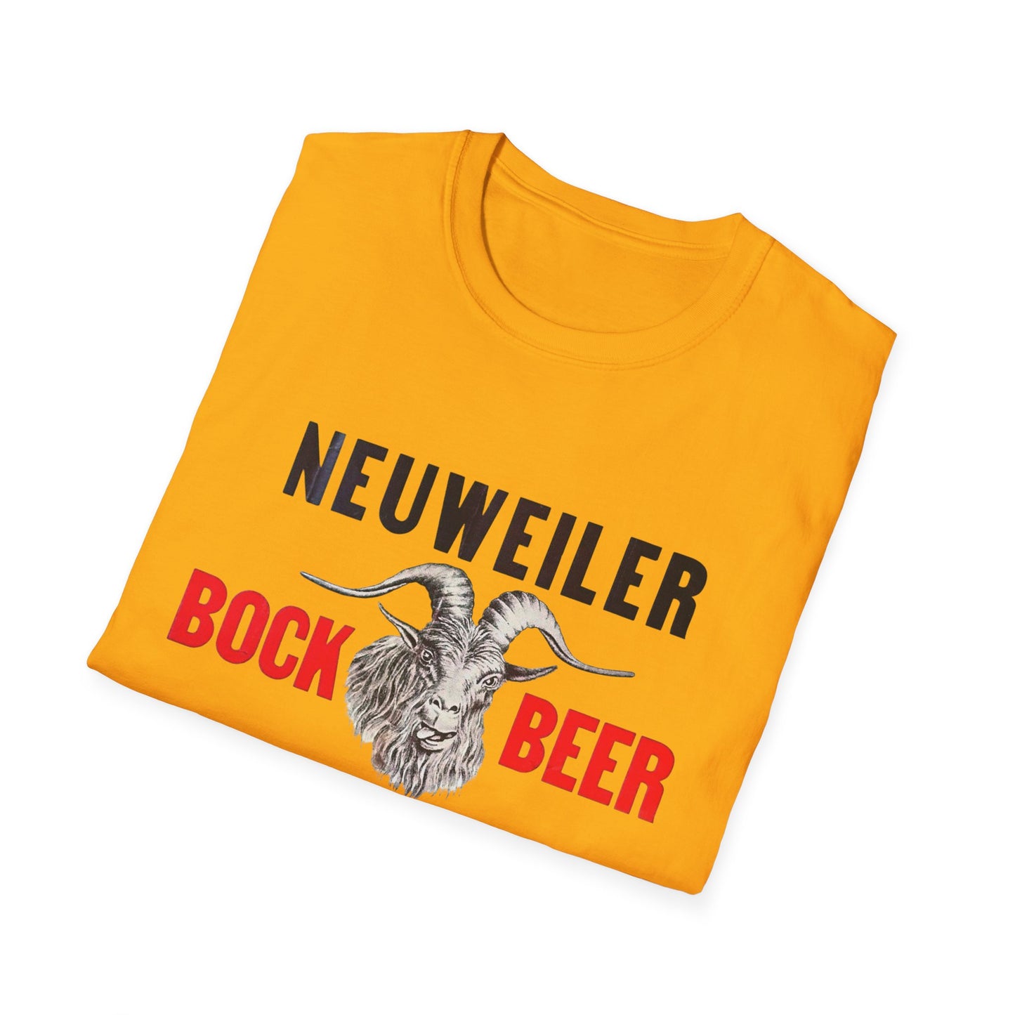 Neuweiler Bock Beer Softstyle Tee: Comfort, Cotton, and a Side of Chuckles!