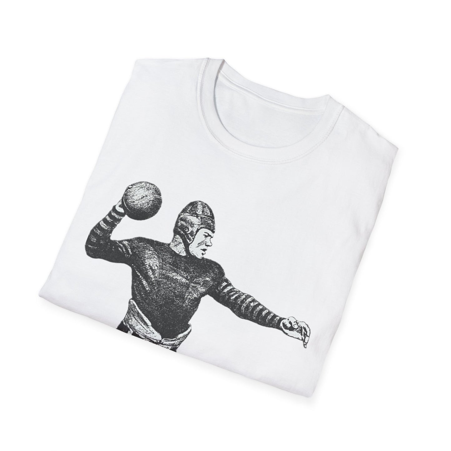 Retro Brick Muller Football Player Tee