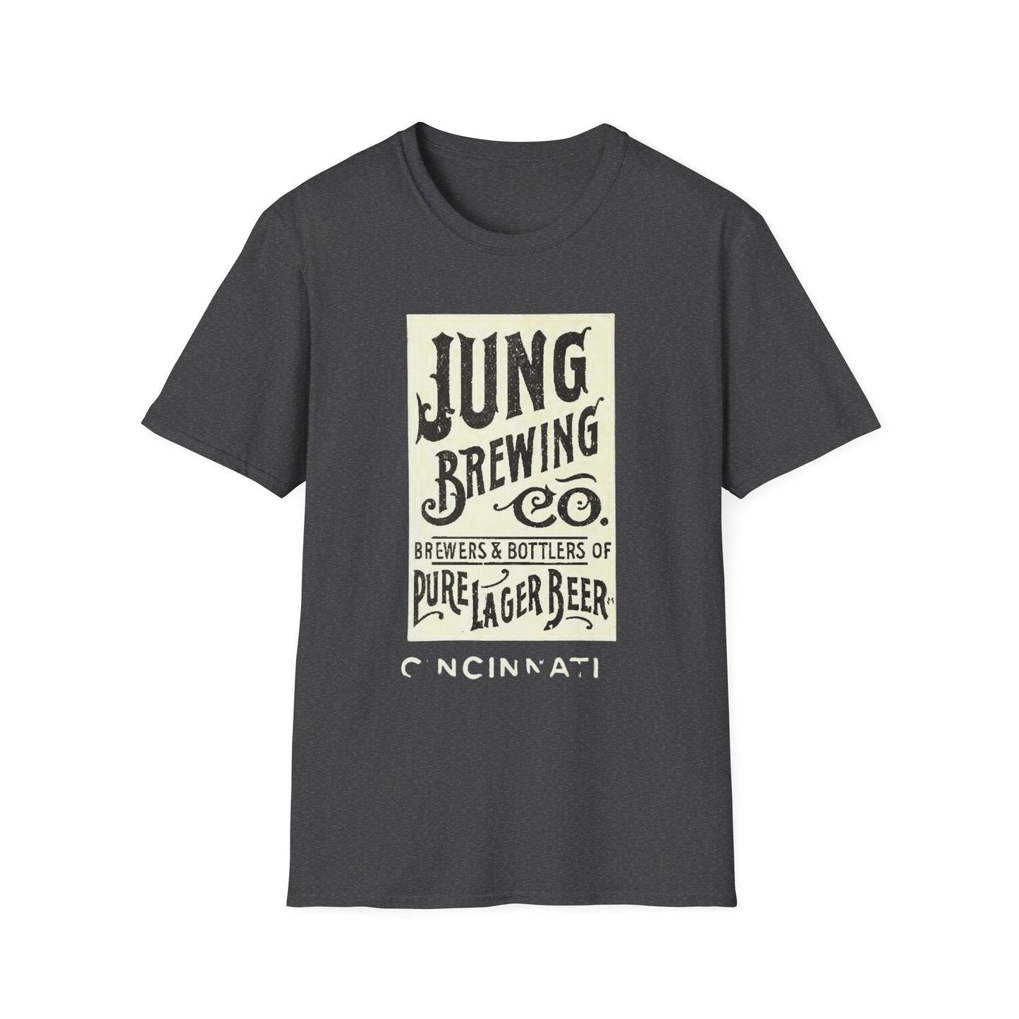 Vintage Jung Brewing Unisex T-Shirt – Retro Style Soft Cotton Tee for Beer Lovers