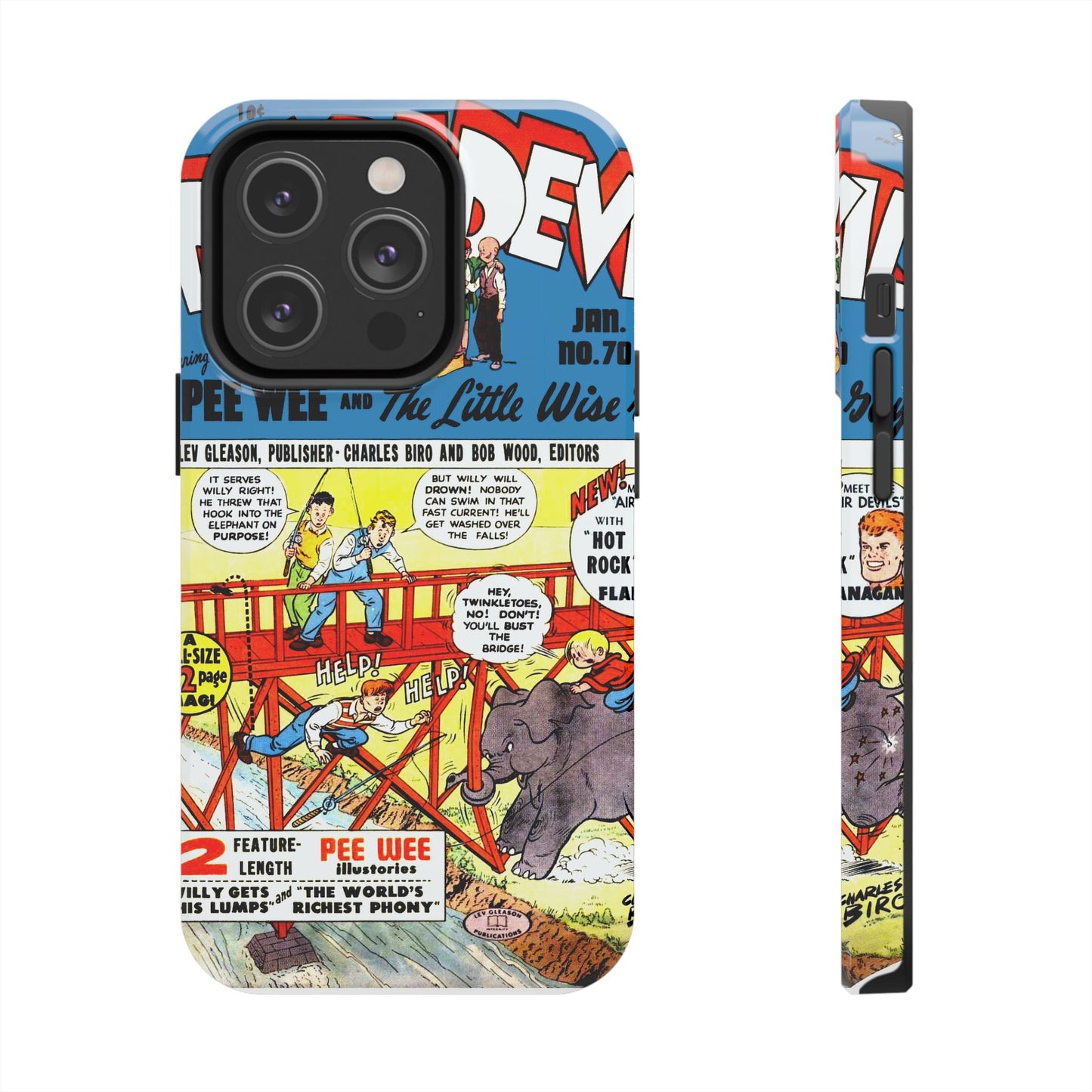 Vintage Comic Book Inspired Phone Case - Old School Male 