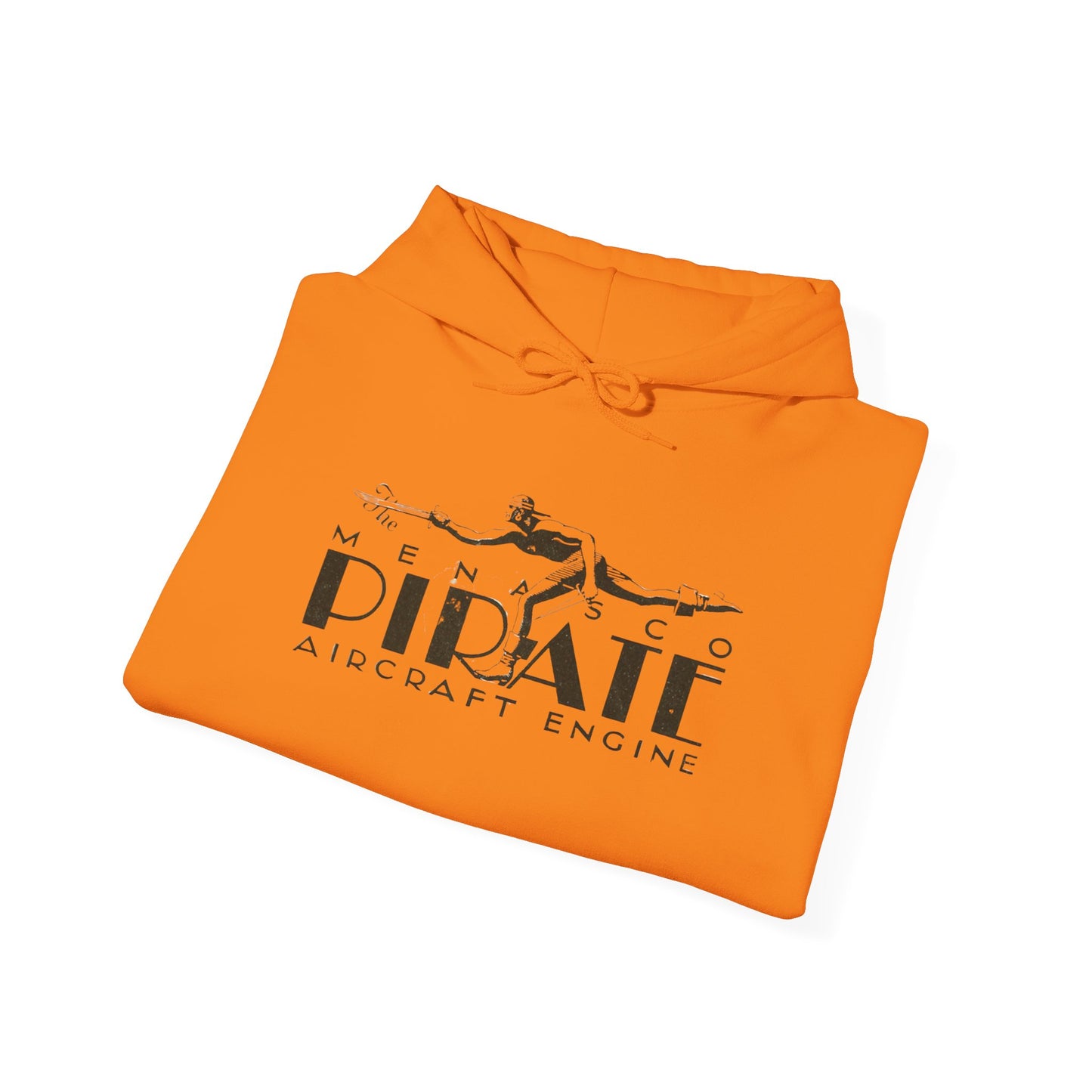 Pirate Aircraft Engines Hoodie - Cozy Unisex Sweatshirt with Kangaroo Pouch & Adjustable Hood