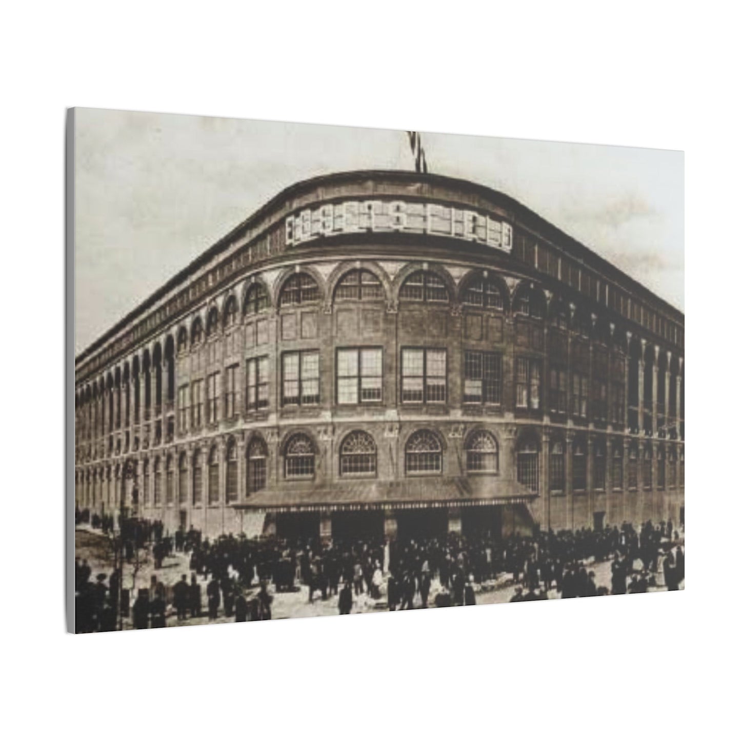 Nostalgic Ebbets Field Canvas Art Print