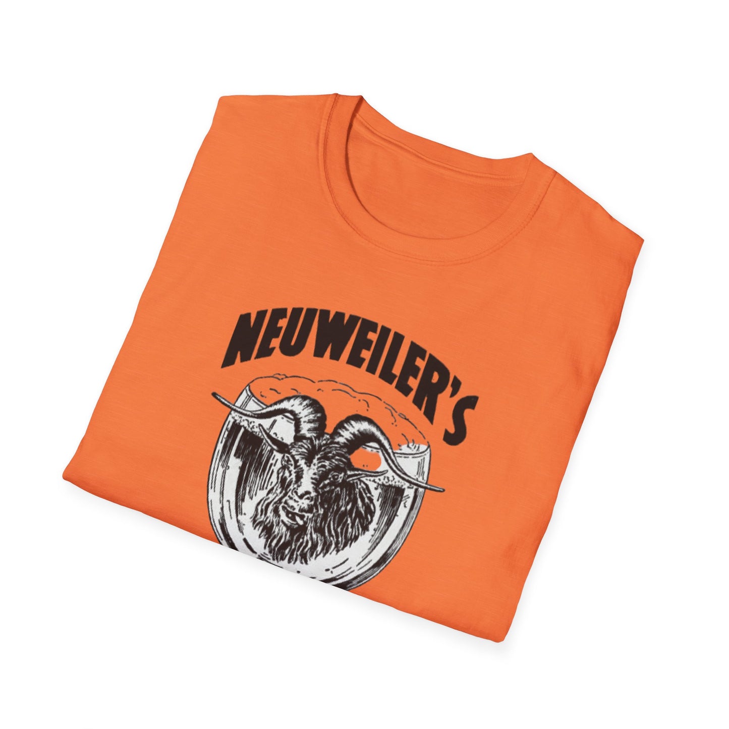 Sip Back and Relax: Vintage Neuweiler's 100% Cotton Bock Beer T-Shirt for Ultimate Chill Vibes