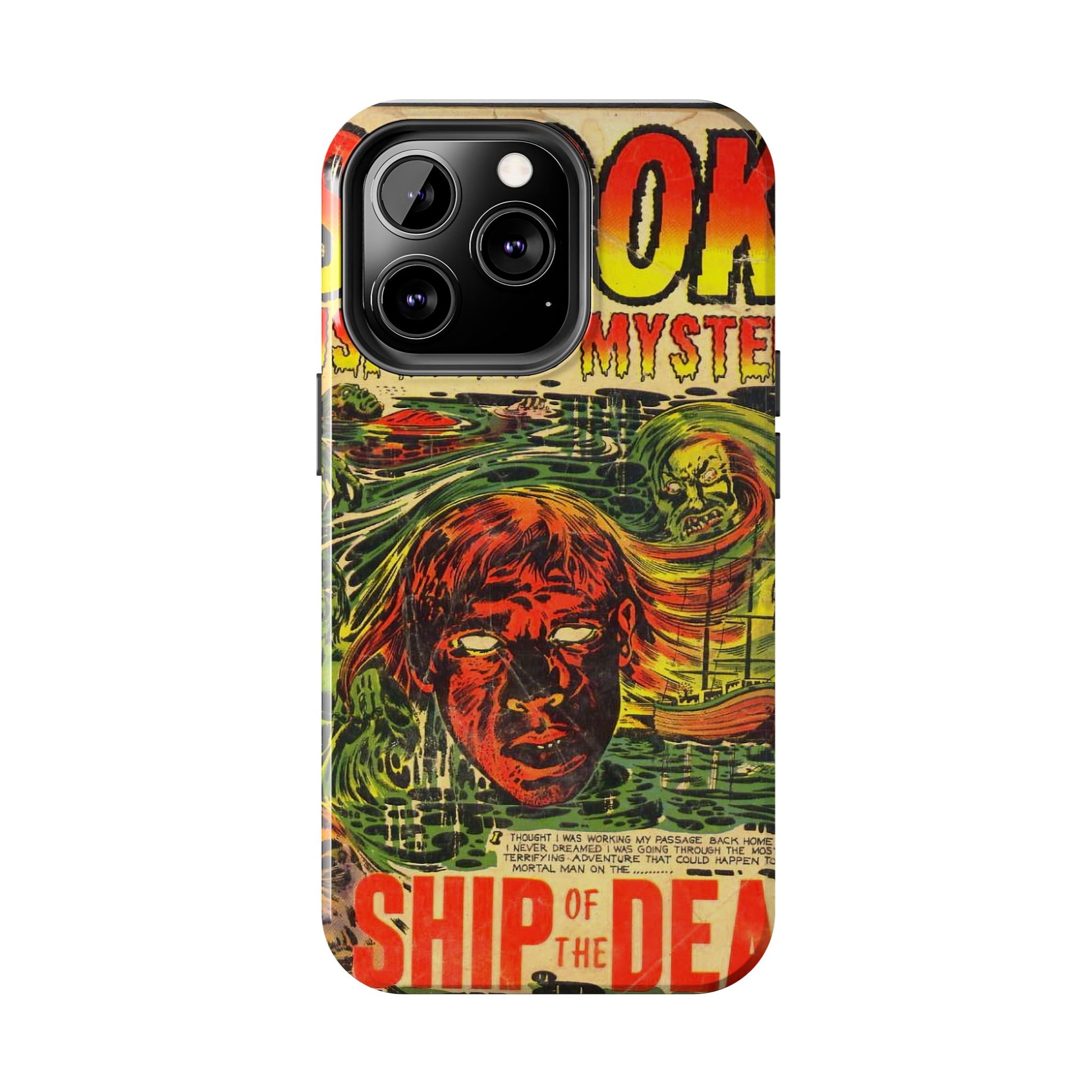 Vintage Horror Comic Phone Cover - Old School Male 