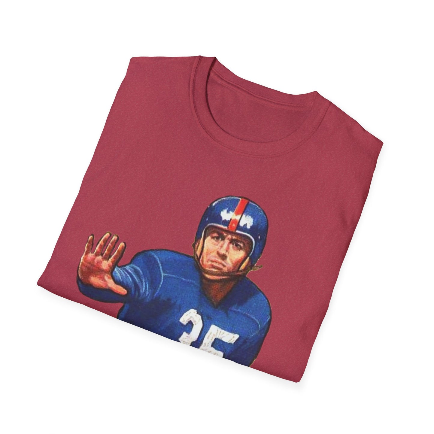 Retro Gene Roberts Football Star Unisex Softstyle Tee