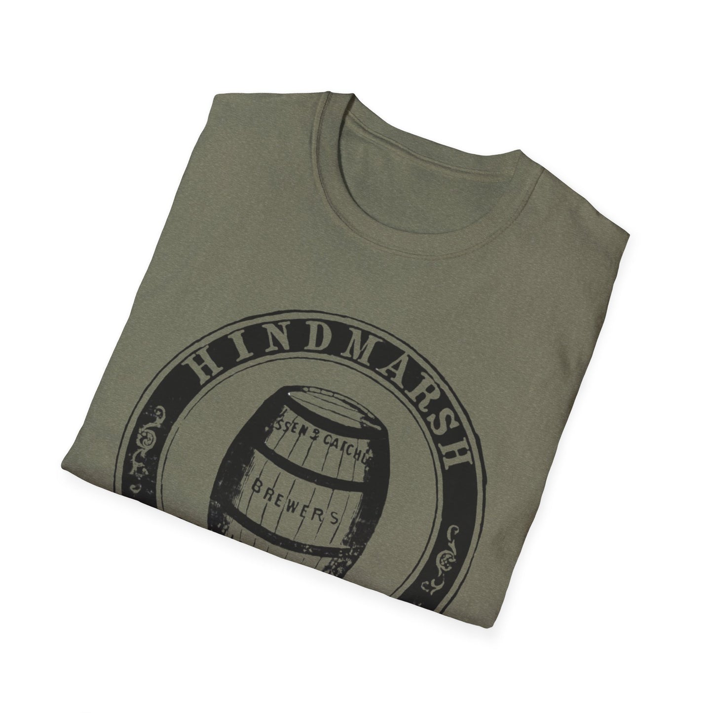 Vintage Hindmarsh Ales Unisex T-Shirt - 100% Cotton Softstyle Tee for Beer Lovers