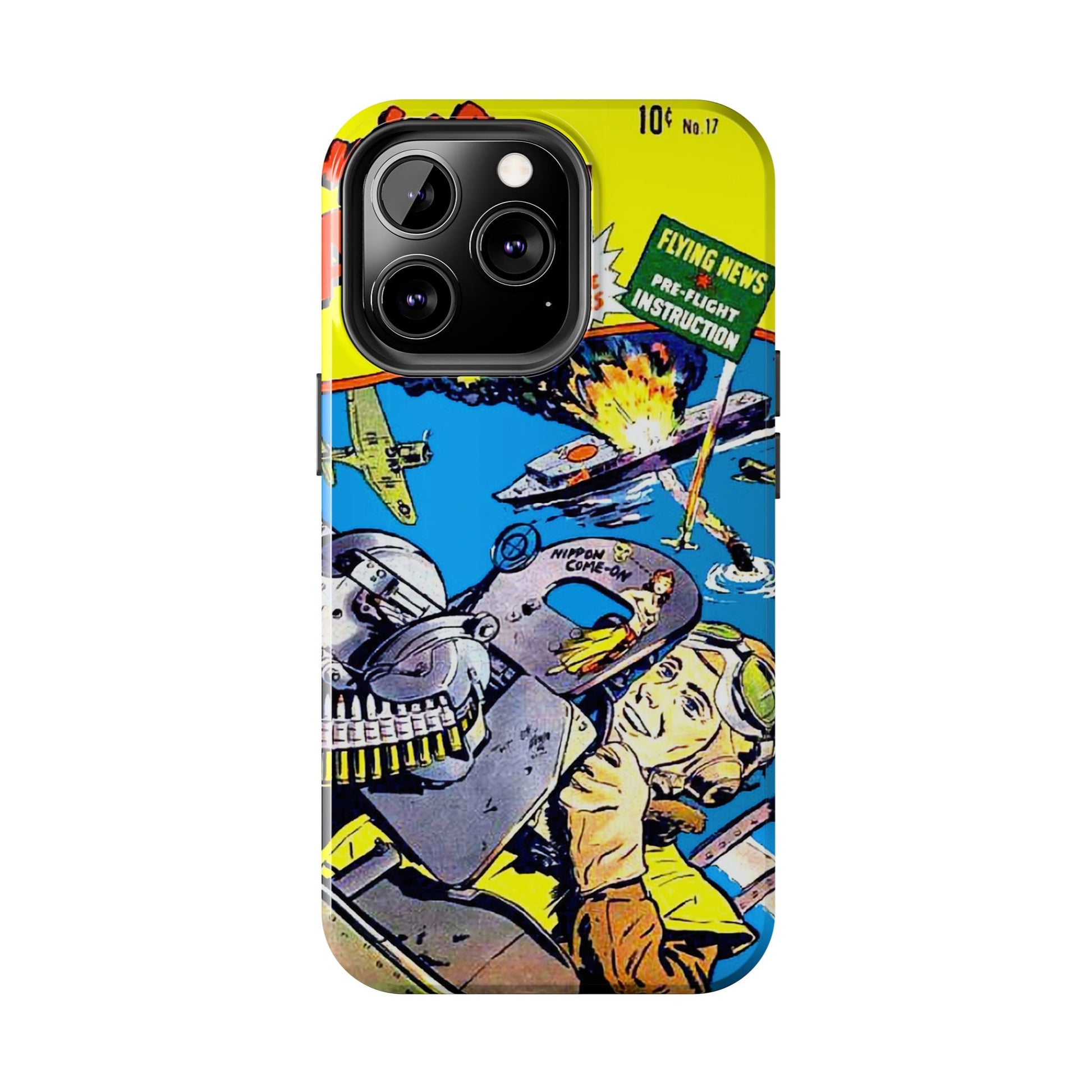 Vintage Comic Art Tough Phone Cases - Old School Male 