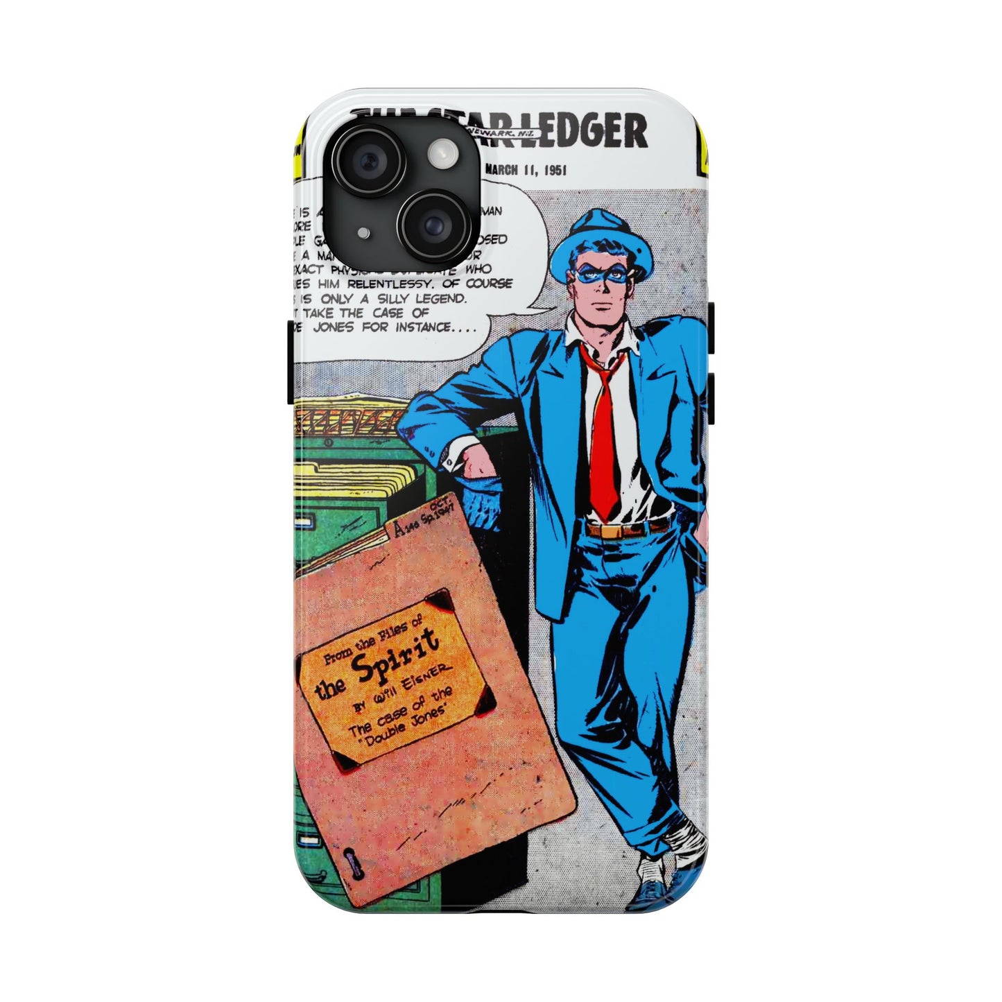 Vintage Spirit Comic Cover Durable Phone Cases - Old School Male 