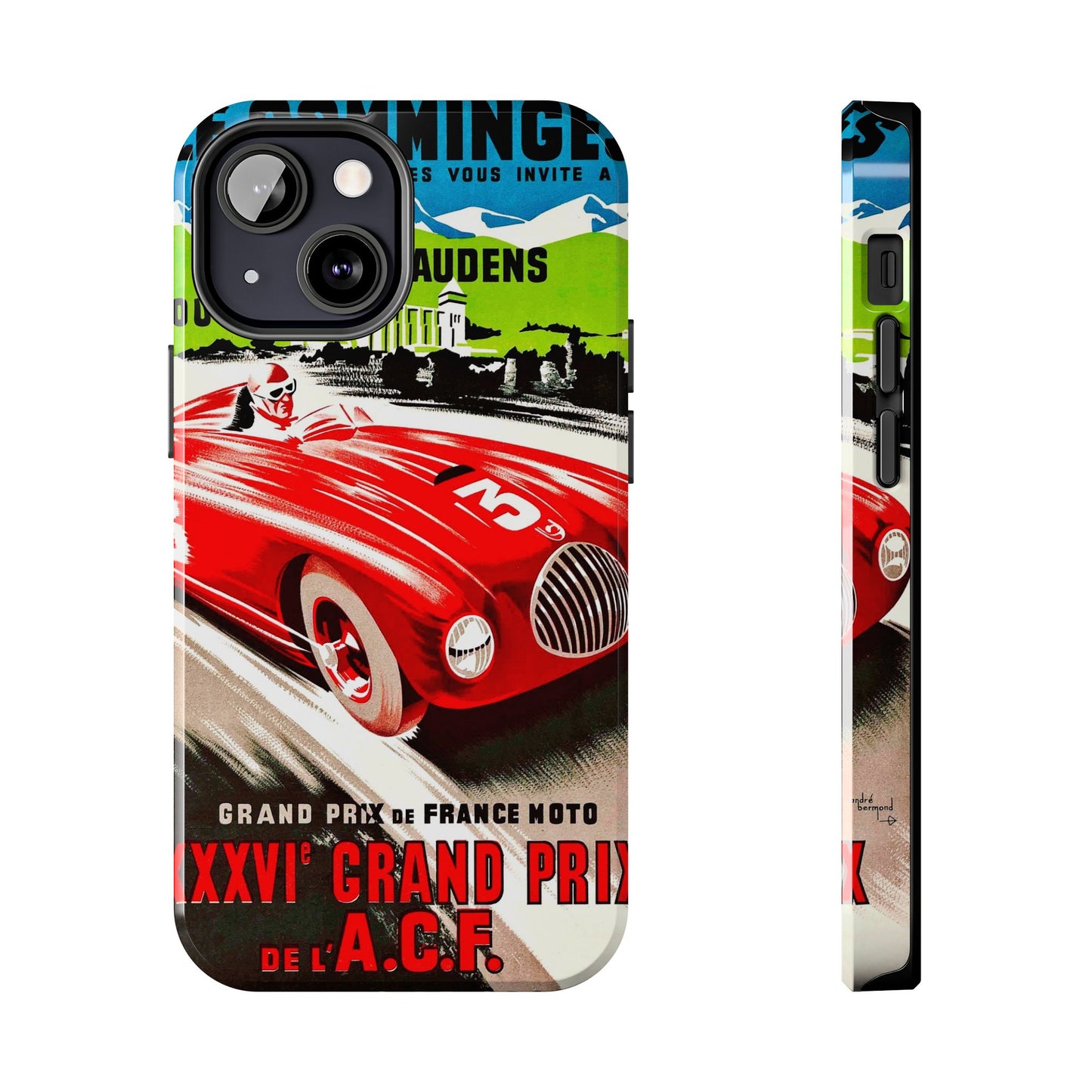 Vintage Racing Tough Phone Cases - Old School Male 