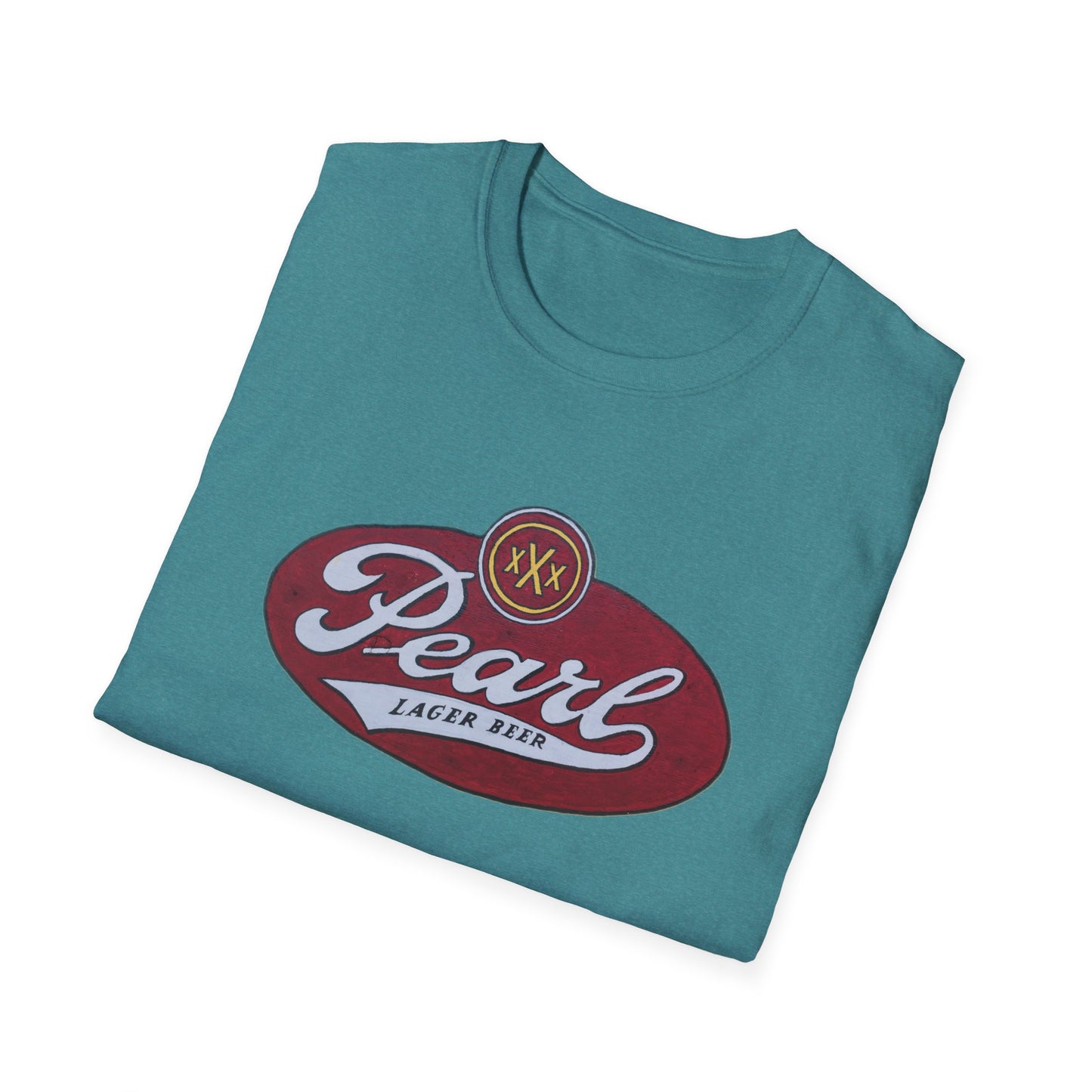 Vintage-Inspired Pearl Lager Unisex Soft Cotton Tee