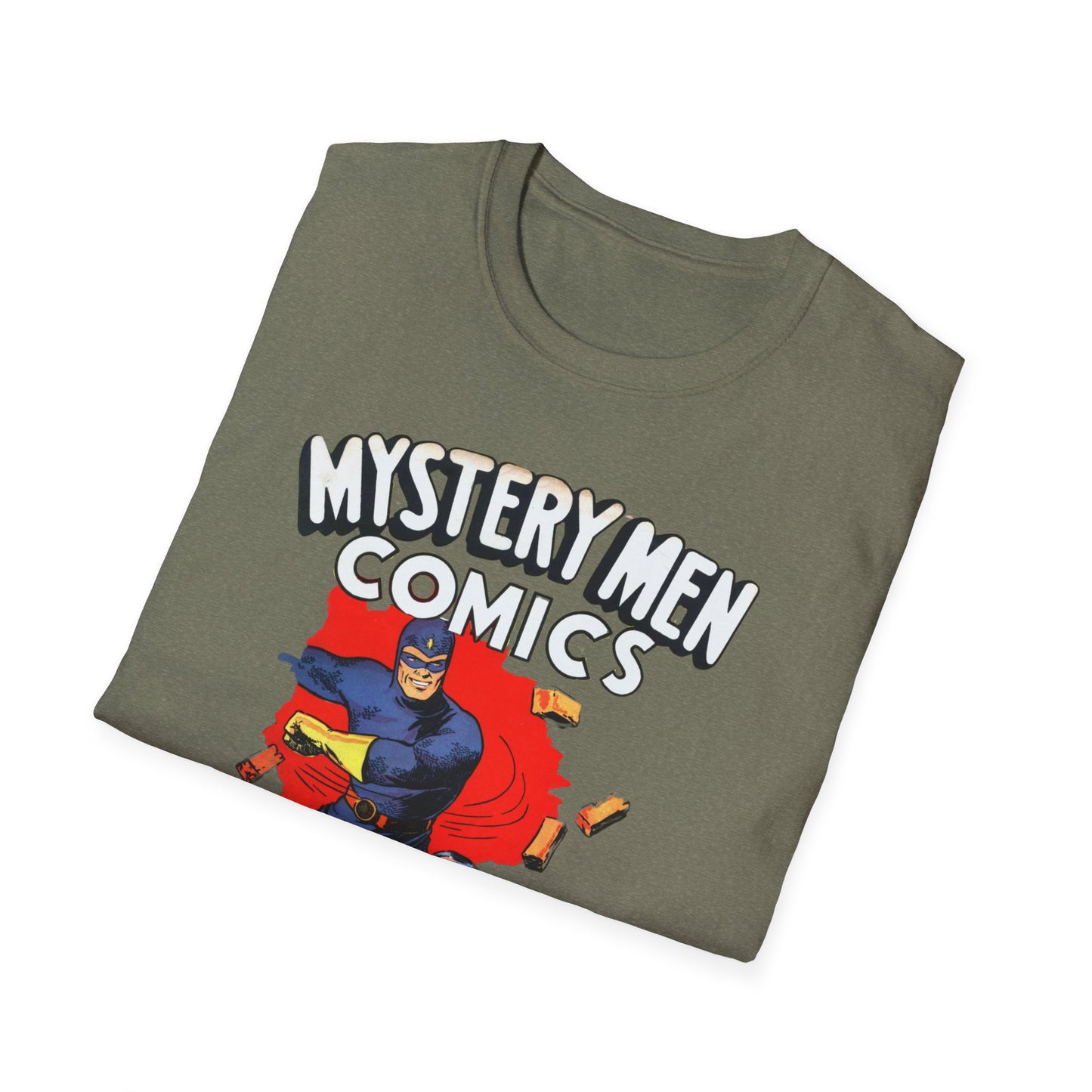 Retro Comics T-Shirt - Nostalgic Mystery Men Tee in Soft 100% Cotton, Perfect for Pop Culture Fans