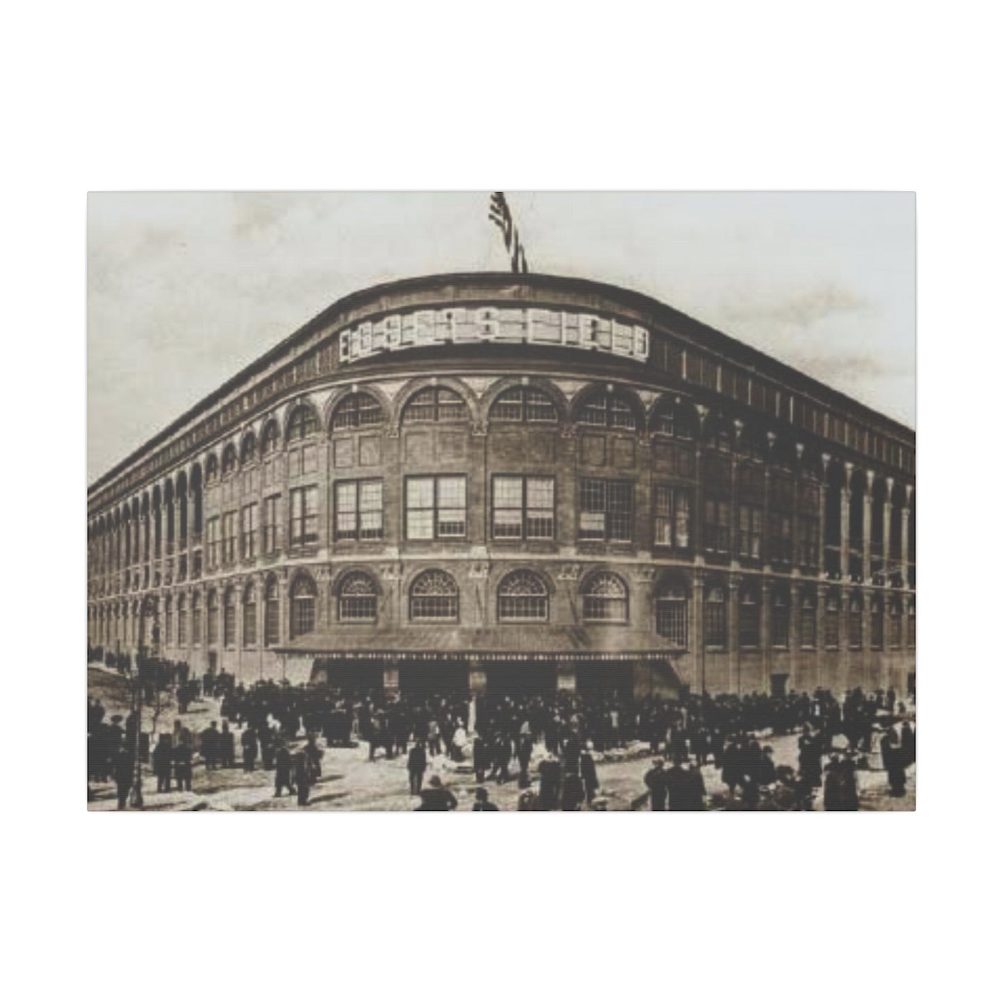 Nostalgic Ebbets Field Canvas Art Print