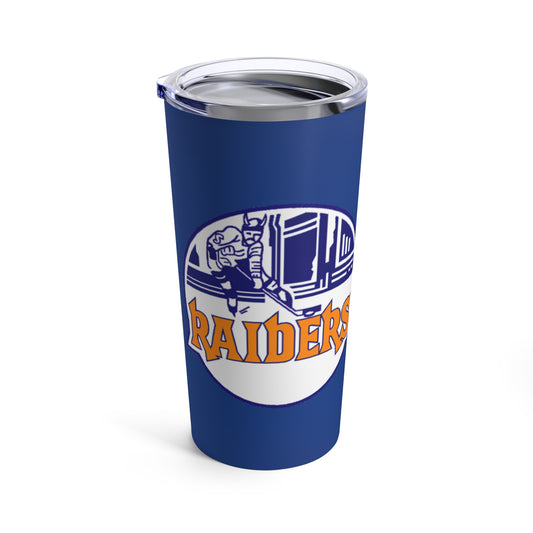 20oz Retro Raiders Hockey Team Logo Insulated Tumbler - Old School Male 