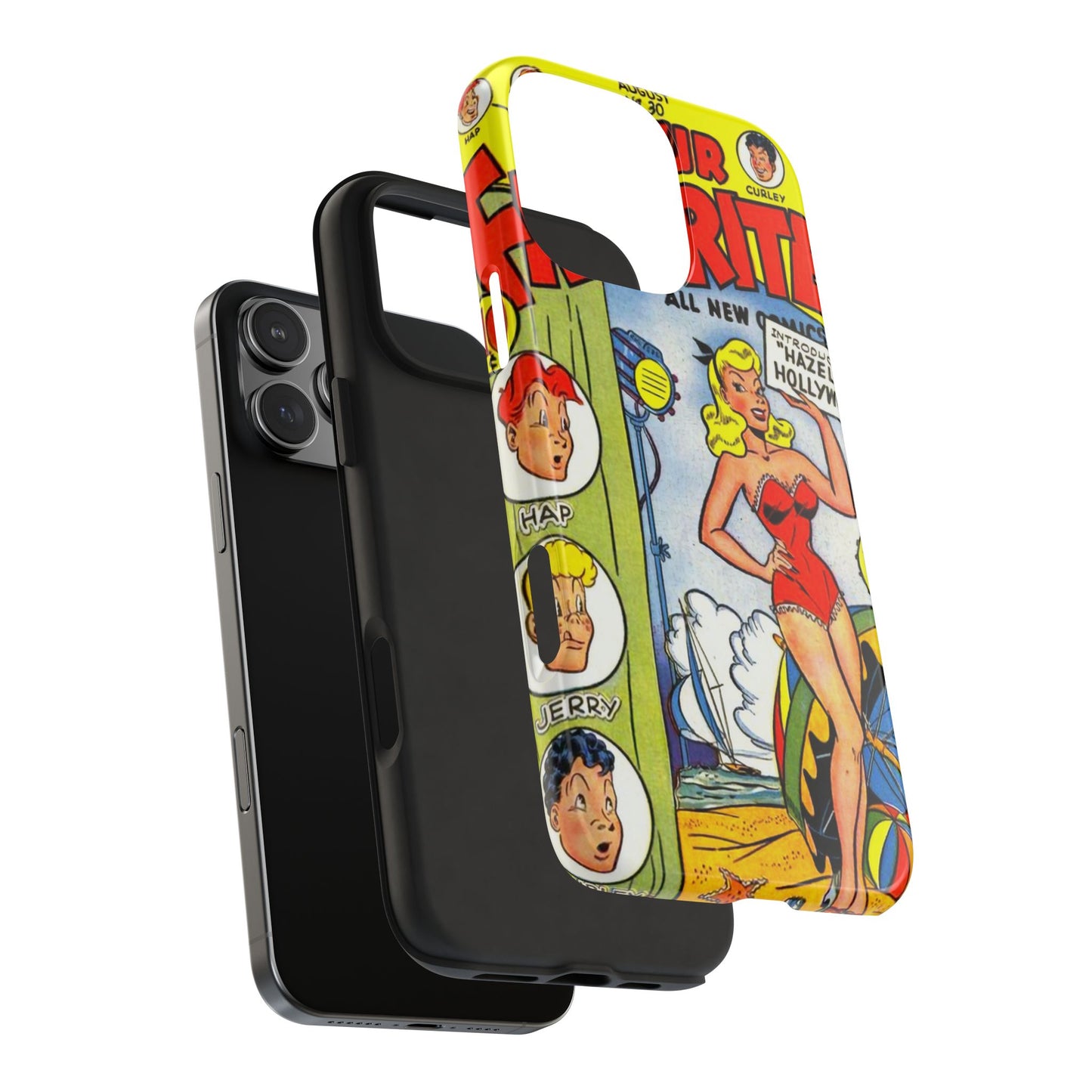 Vintage Comic Book Phone Case - Retro Art Design