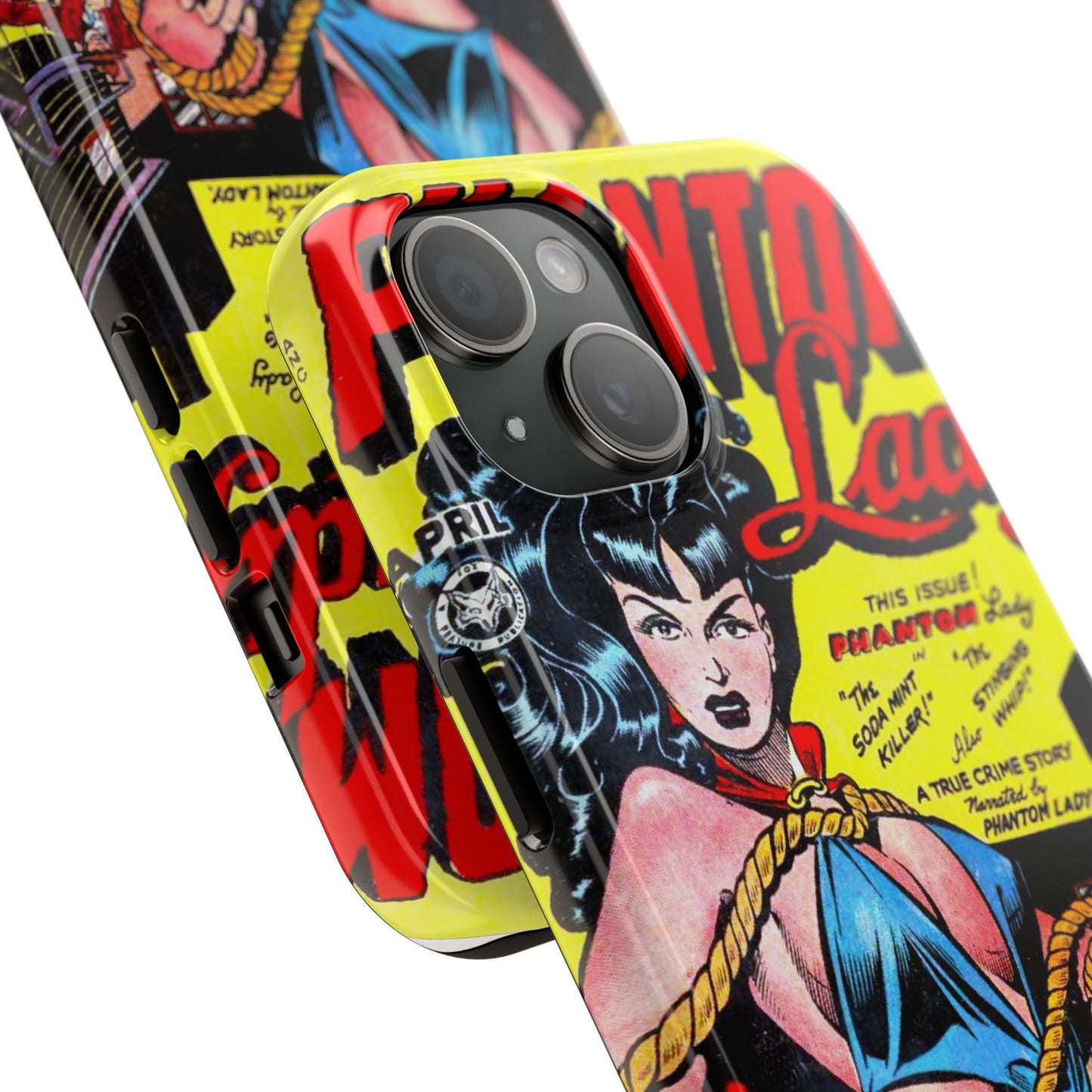 Vintage Phantom Lady Comic Book Phone Cover