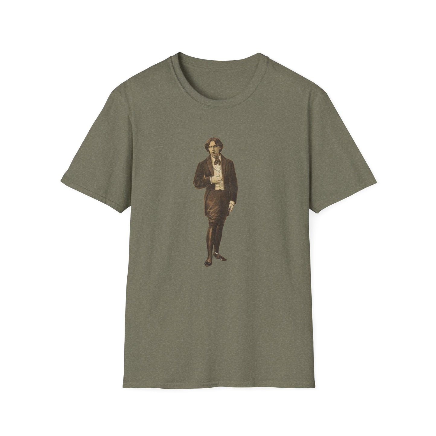 Classic Literary Icon T-Shirt - Old School Male 