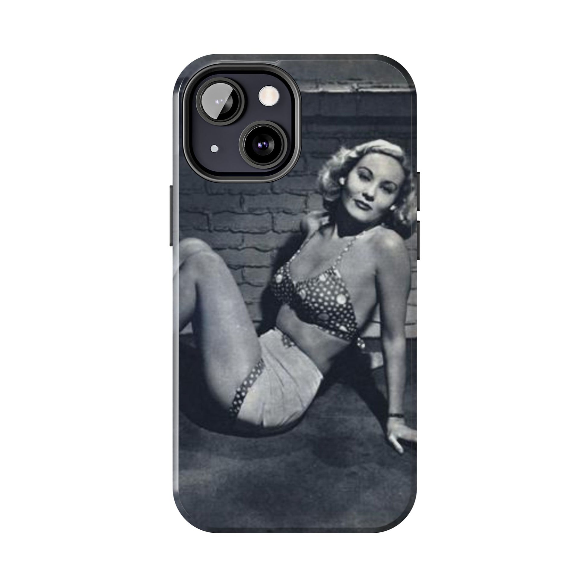 Retro Pinup Girl Tough Smartphone Cases - Old School Male 