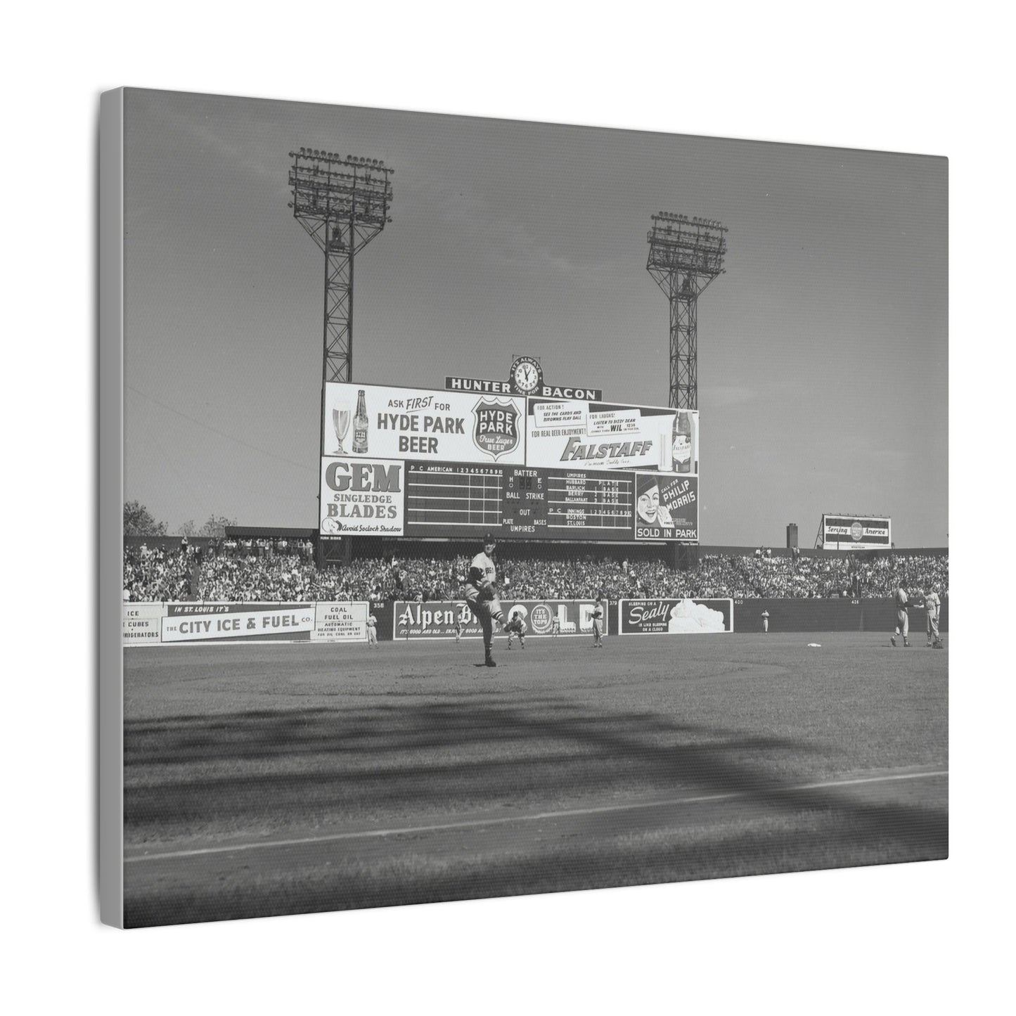 Canvas Print - 1946 World Series at Sportsman's Park