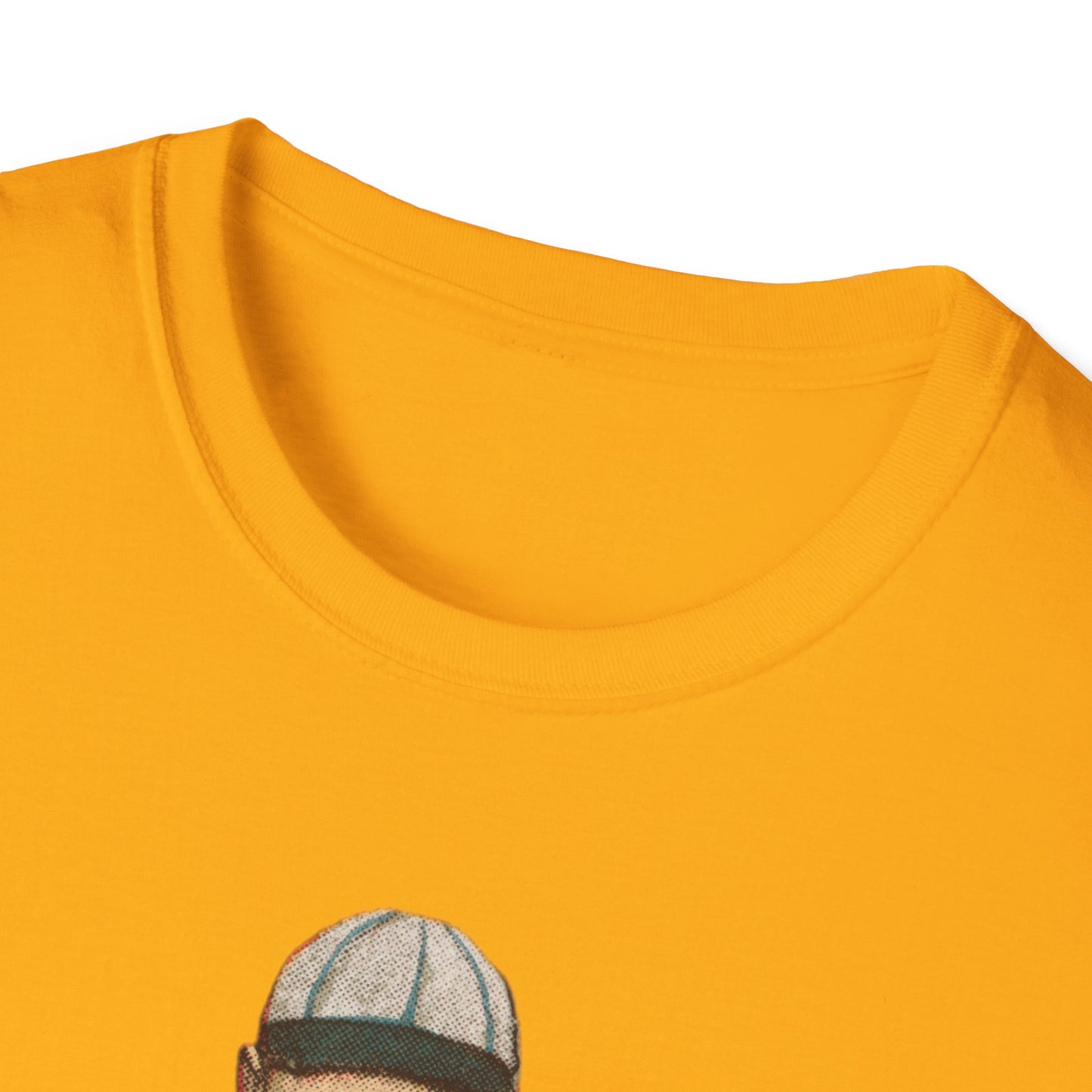 Retro Baseball Infielder Tee - Old School Male 