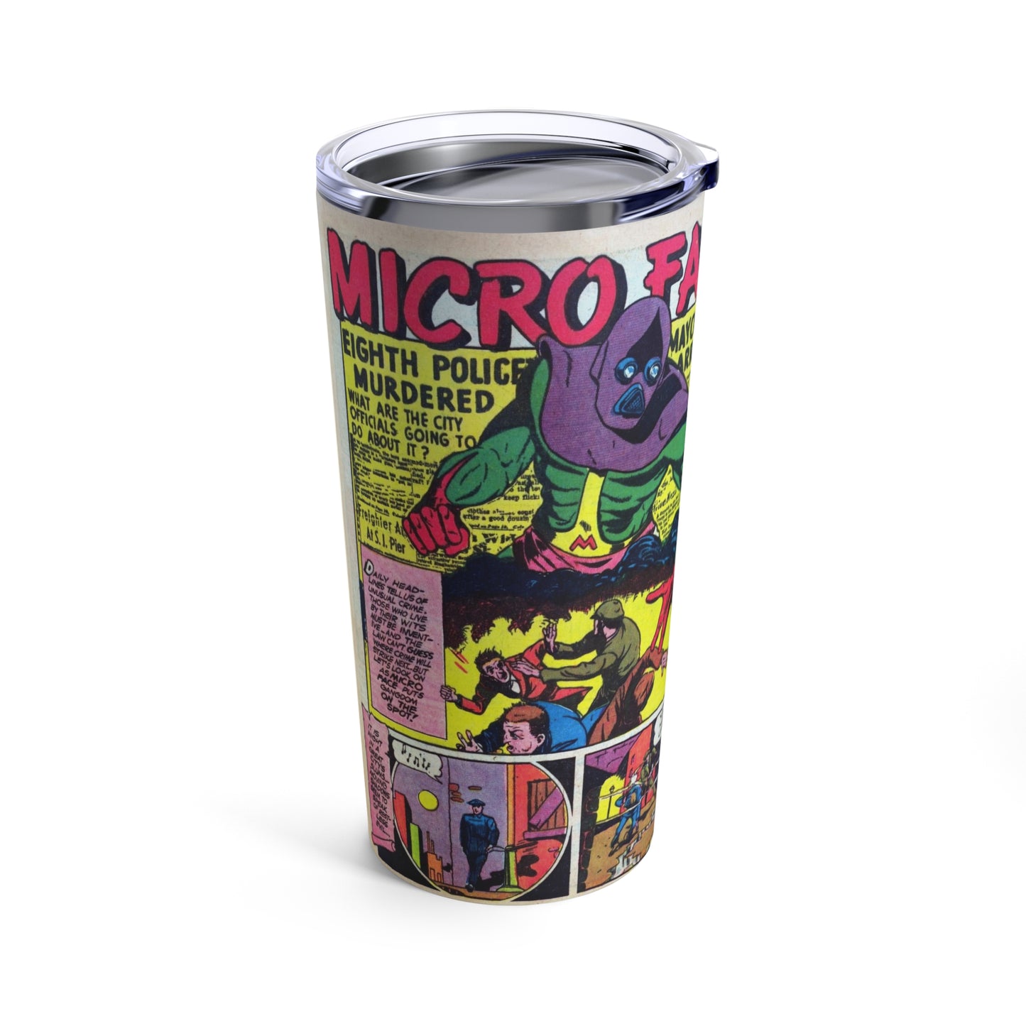 Vintage Comic Strip Insulated Tumbler 20oz