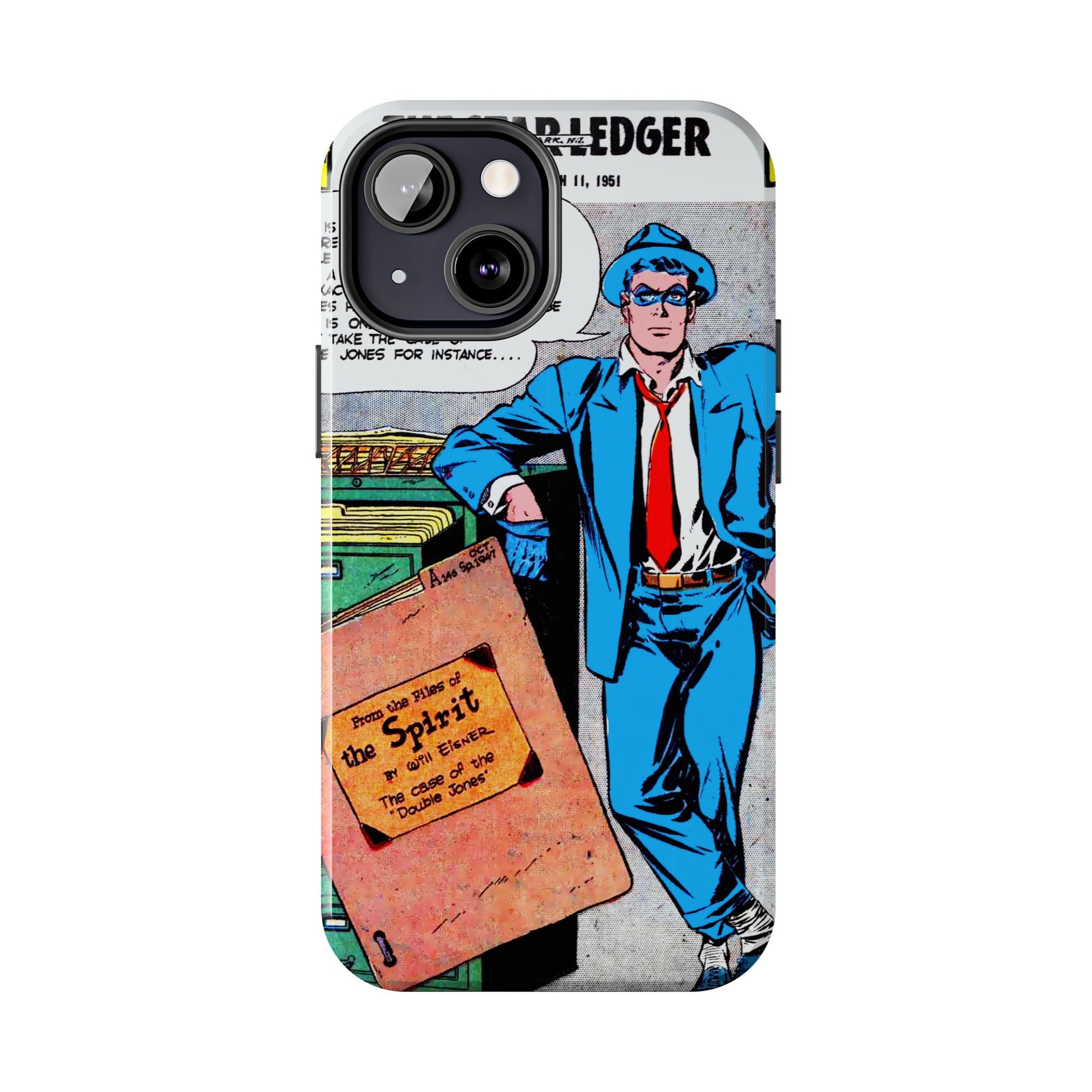 Vintage Spirit Comic Cover Durable Phone Cases - Old School Male 