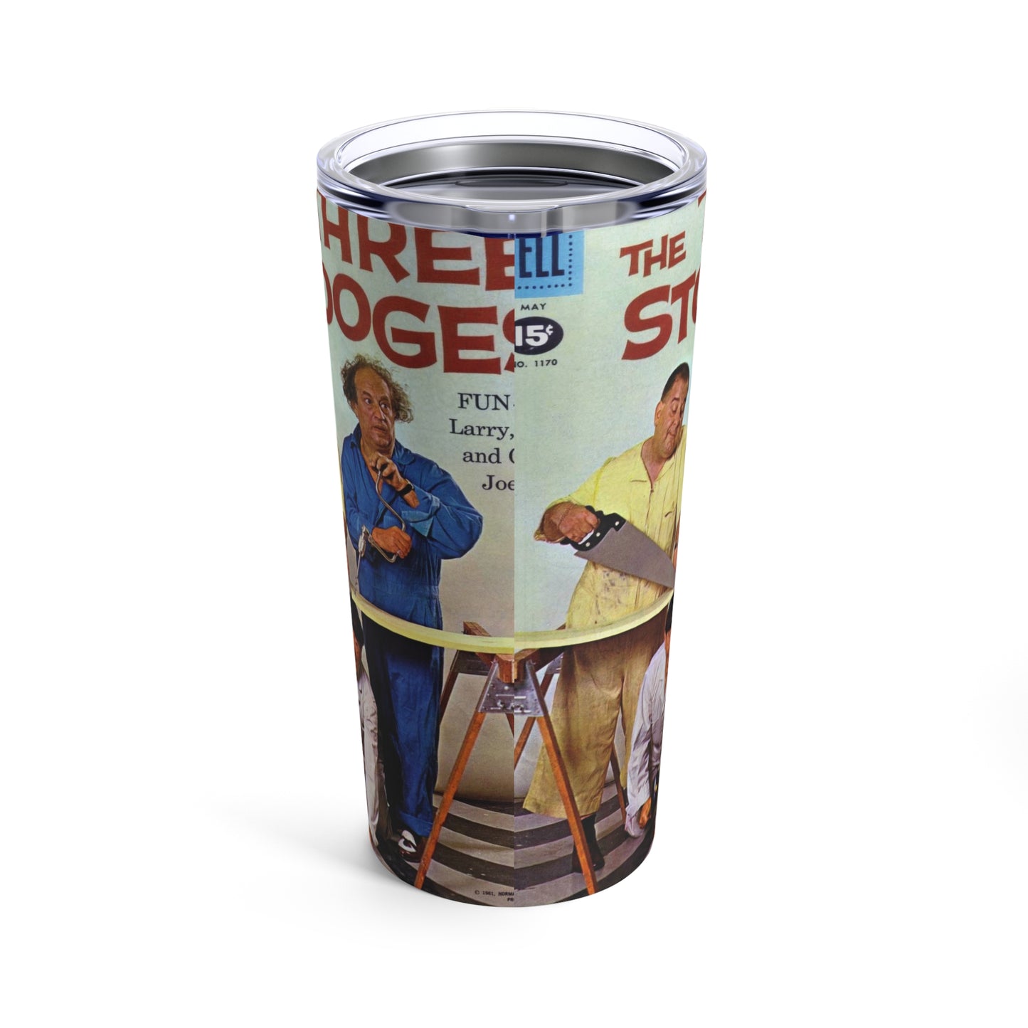 20oz The Three Stooges Insulated Stainless Steel Tumbler - Old School Male 