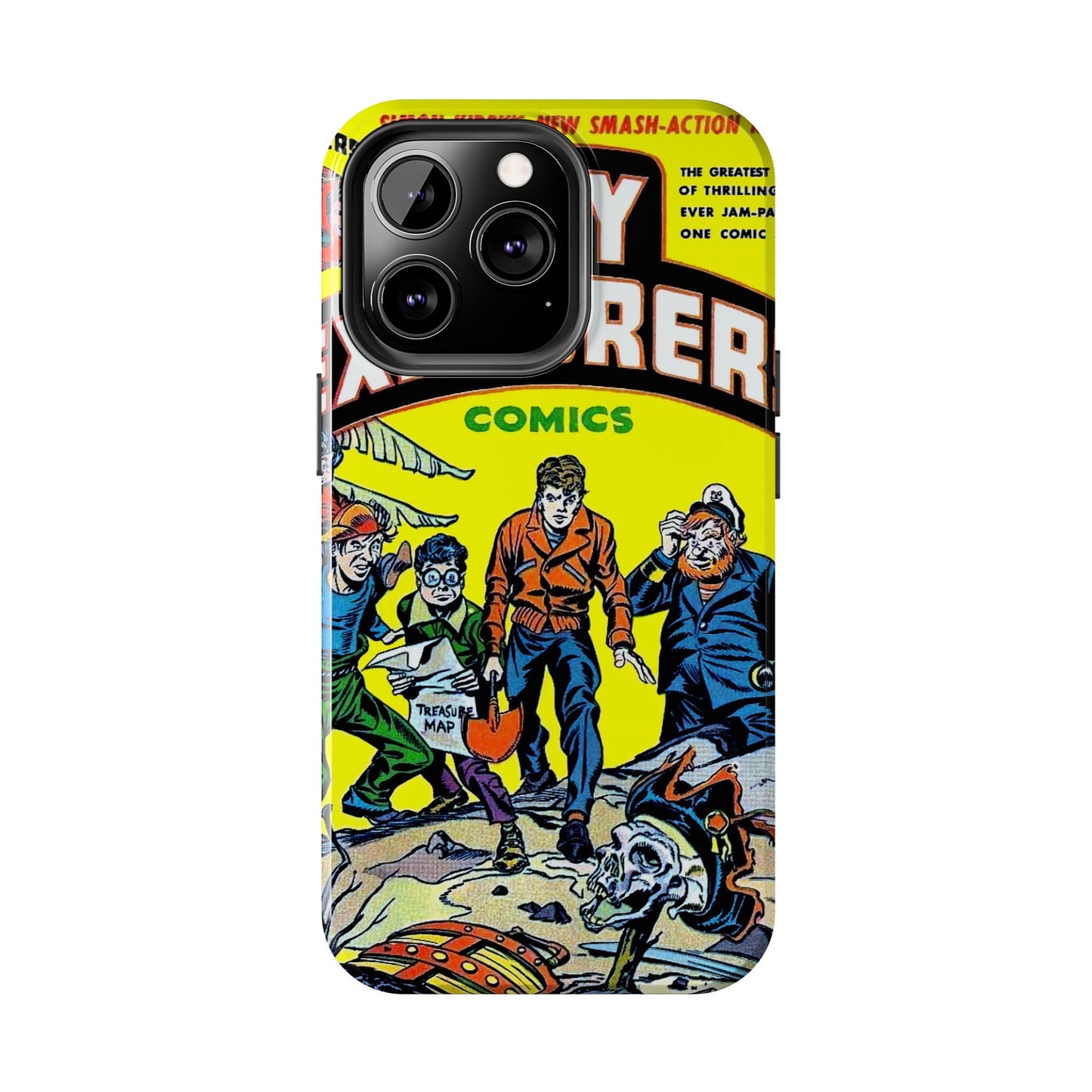 Vintage Comic Book Cover Rugged Phone Cases - Old School Male 