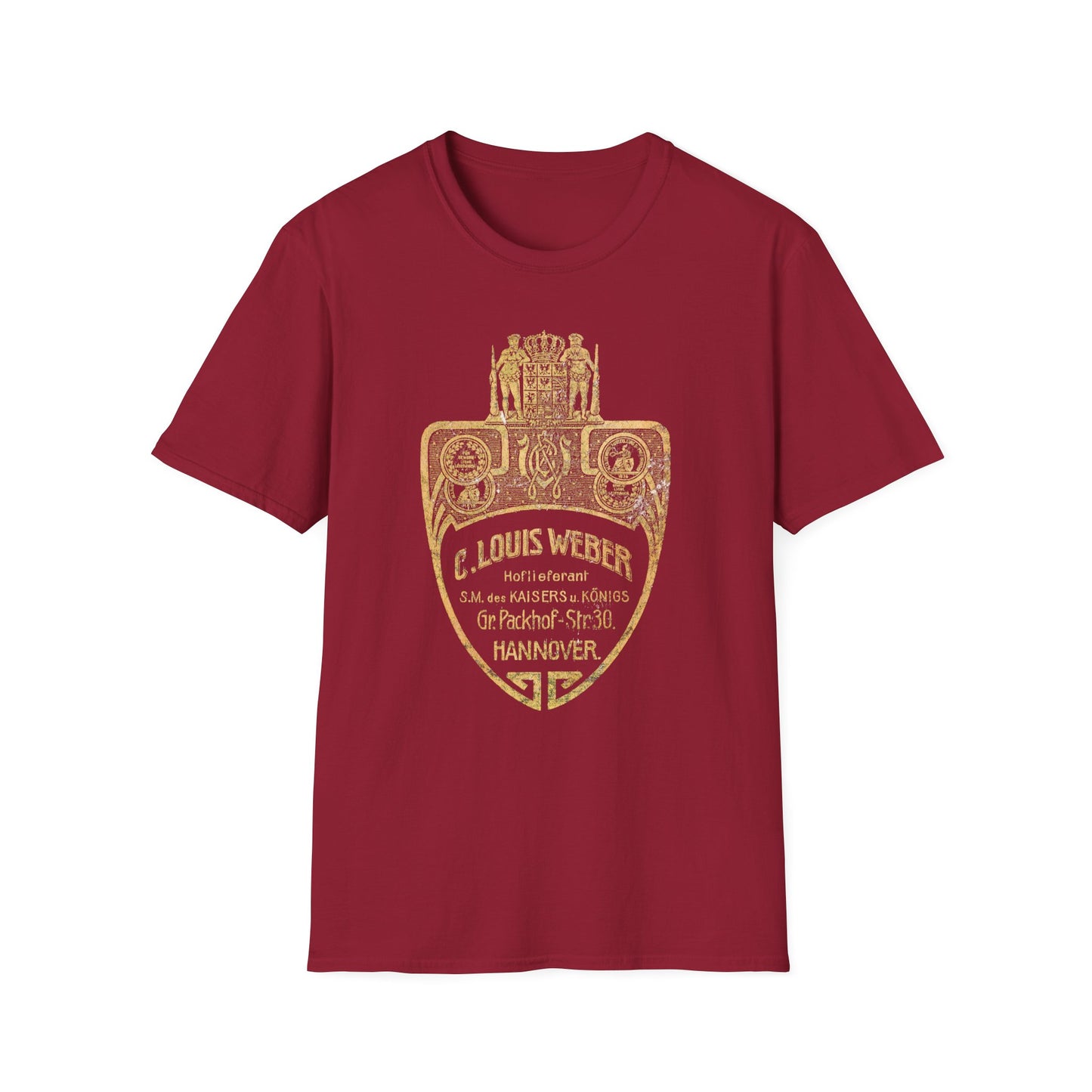 Vintage German Logo T-Shirt: 100% Cotton, Retro Fun For Heritage Lovers & Casual Adventures!