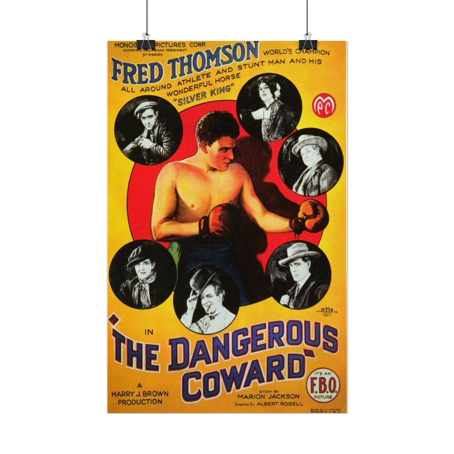 Rolled Poster - Classic Film The Dangerous Coward Movie Poster