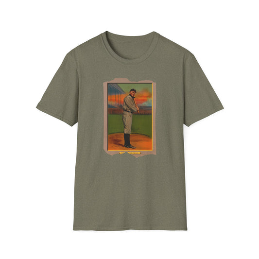 Classic Ty Cobb Vintage Baseball Card Tee - Old School Male 