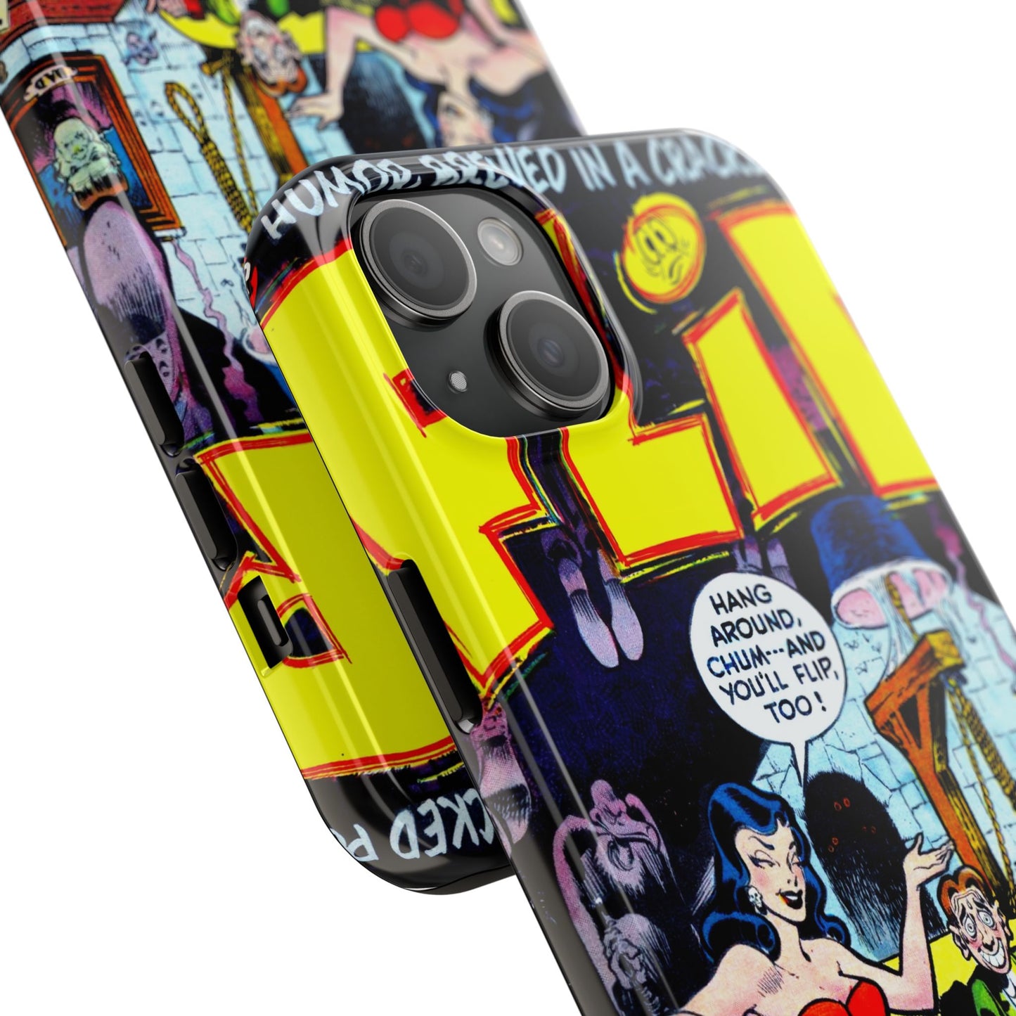 Vintage Comic Book Style Heavy-Duty Phone Cases