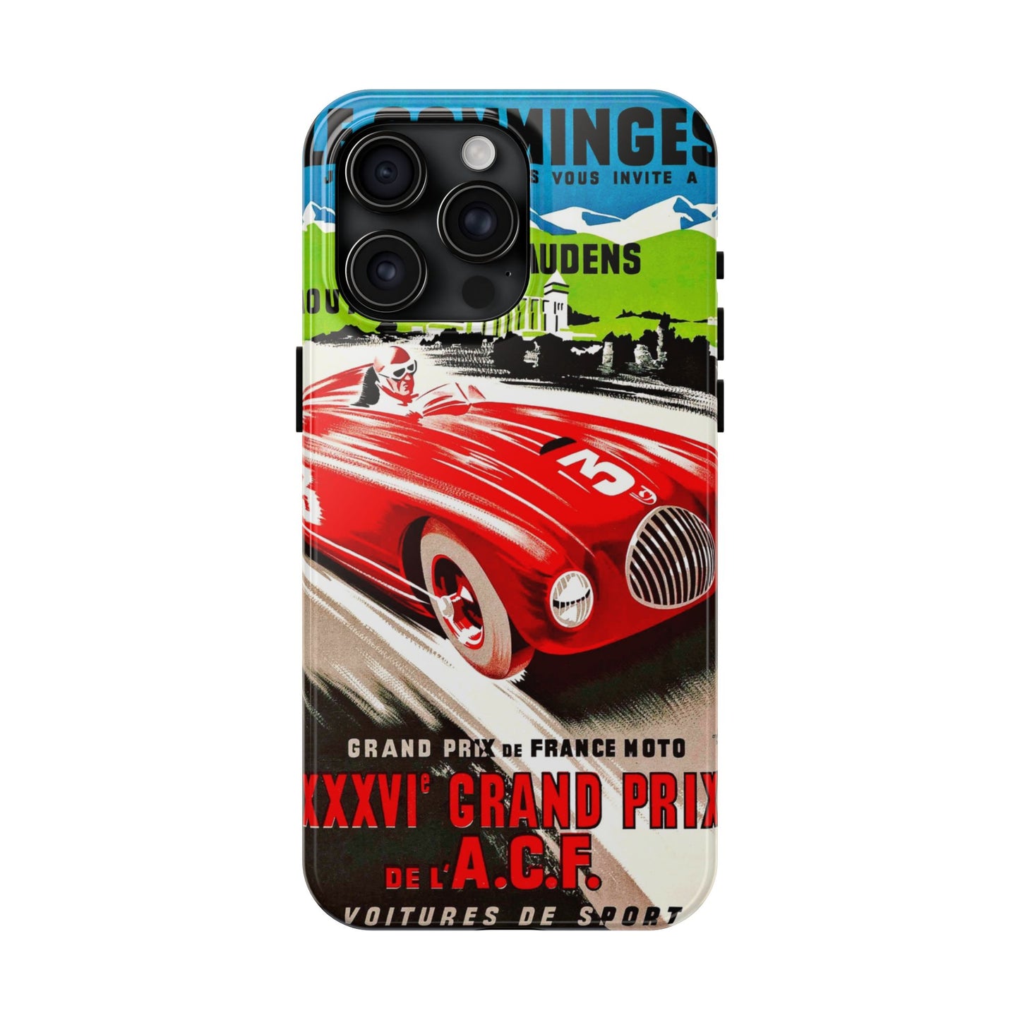 Vintage Racing Tough Phone Cases - Old School Male 