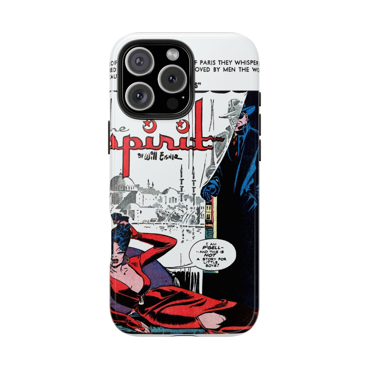 Vintage Spirit Comic Tough Phone Cases for Ultimate Protection - Old School Male 