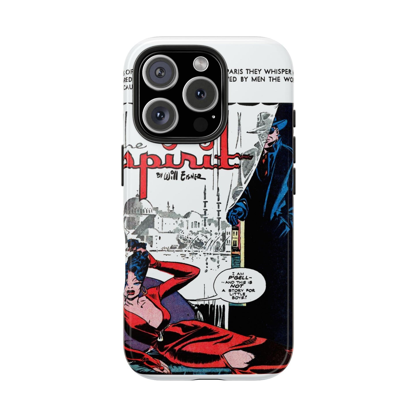 Vintage Spirit Comic Tough Phone Cases for Ultimate Protection - Old School Male 