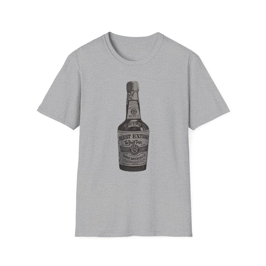 Raise A Cold One In Style: Retro Pabst Beer Graphic Tee For Vintage Vibes & Mega Comfort!