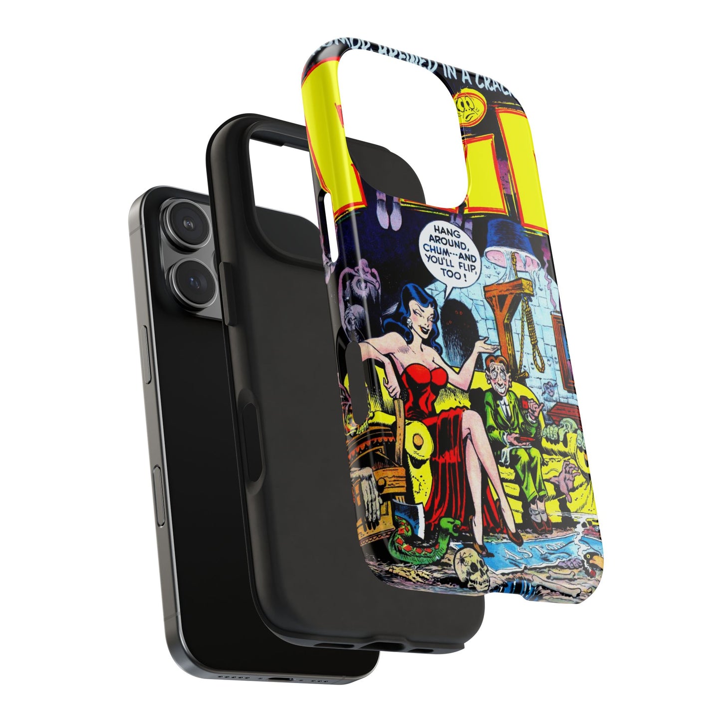 Vintage Comic Book Style Heavy-Duty Phone Cases