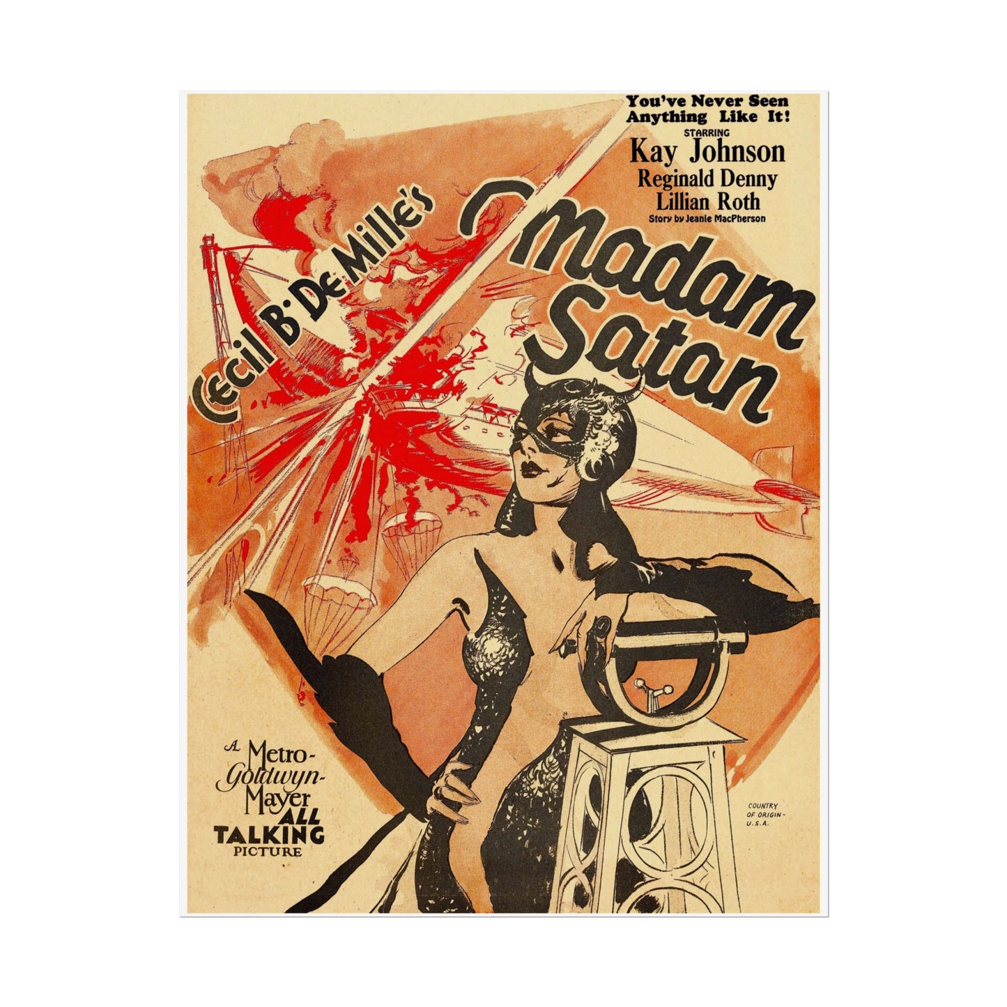 Poster Print - Madame Satan Vintage Film Poster